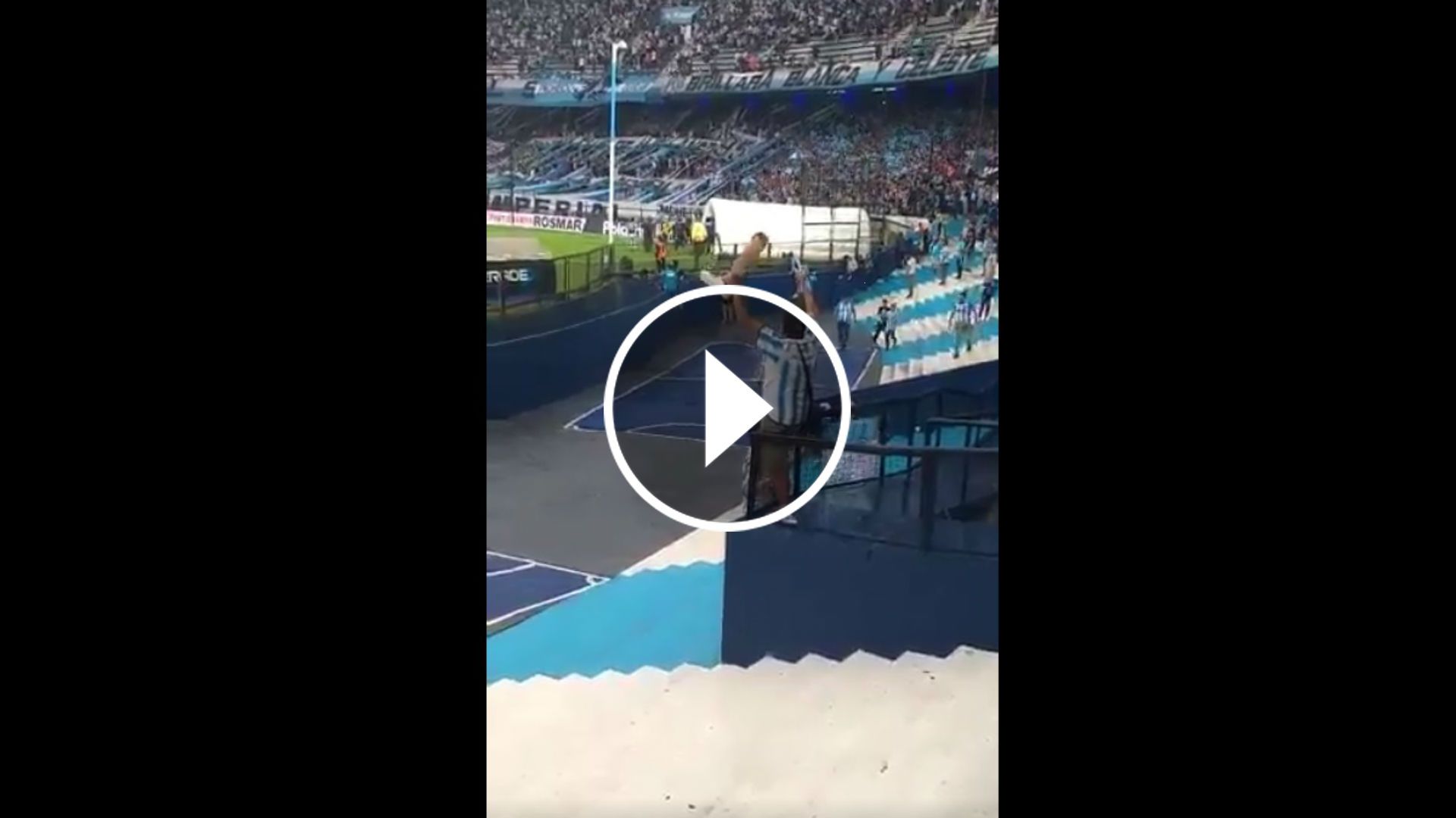 Video Play Hincha Racing 08042017