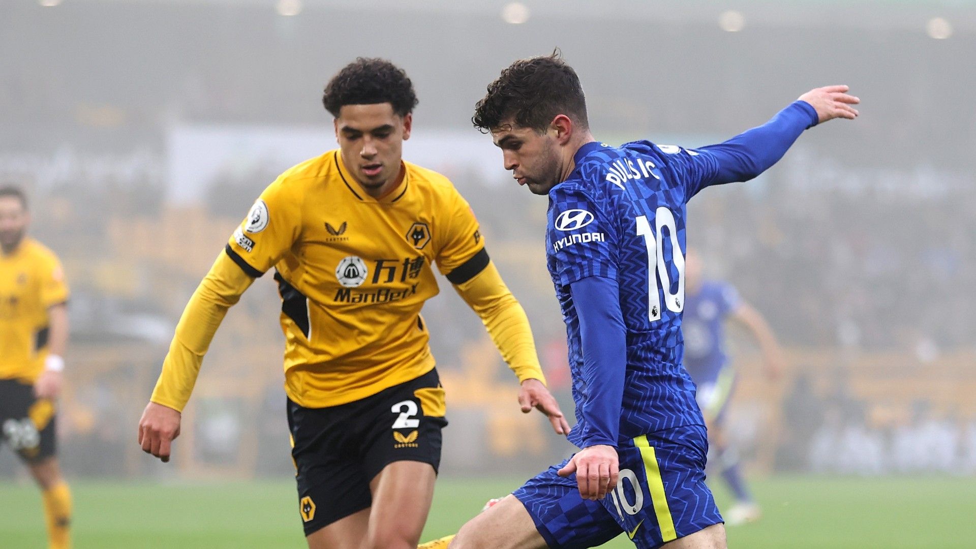 Christian Pulisic Wolves vs Chelsea Premier League 2021-22