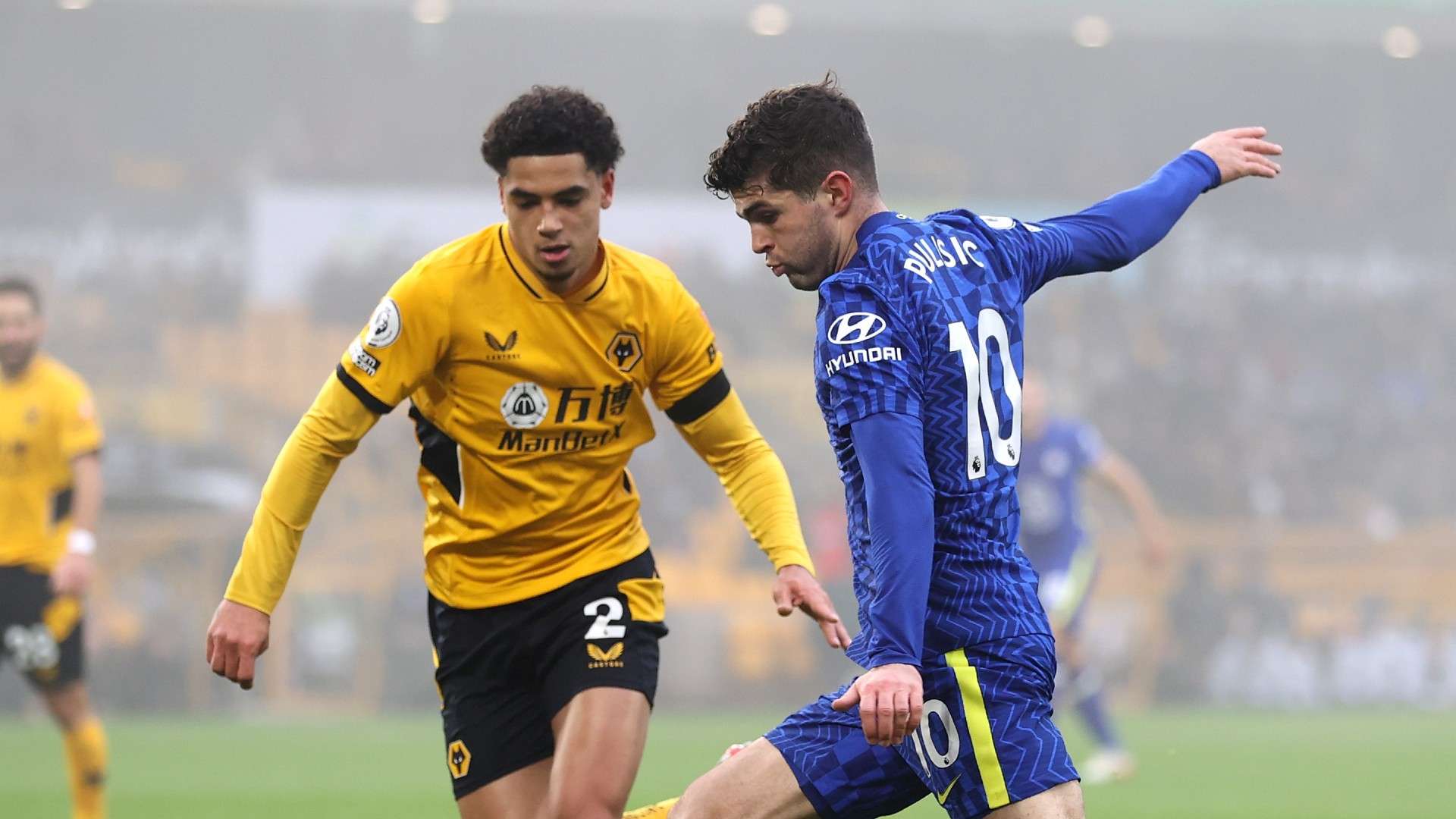 Christian Pulisic Wolves vs Chelsea Premier League 2021-22