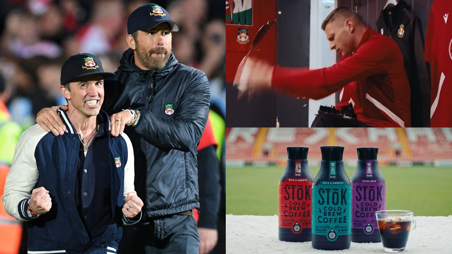 Ryan Reynolds Rob McElhenney Paul Mullin Stadium change