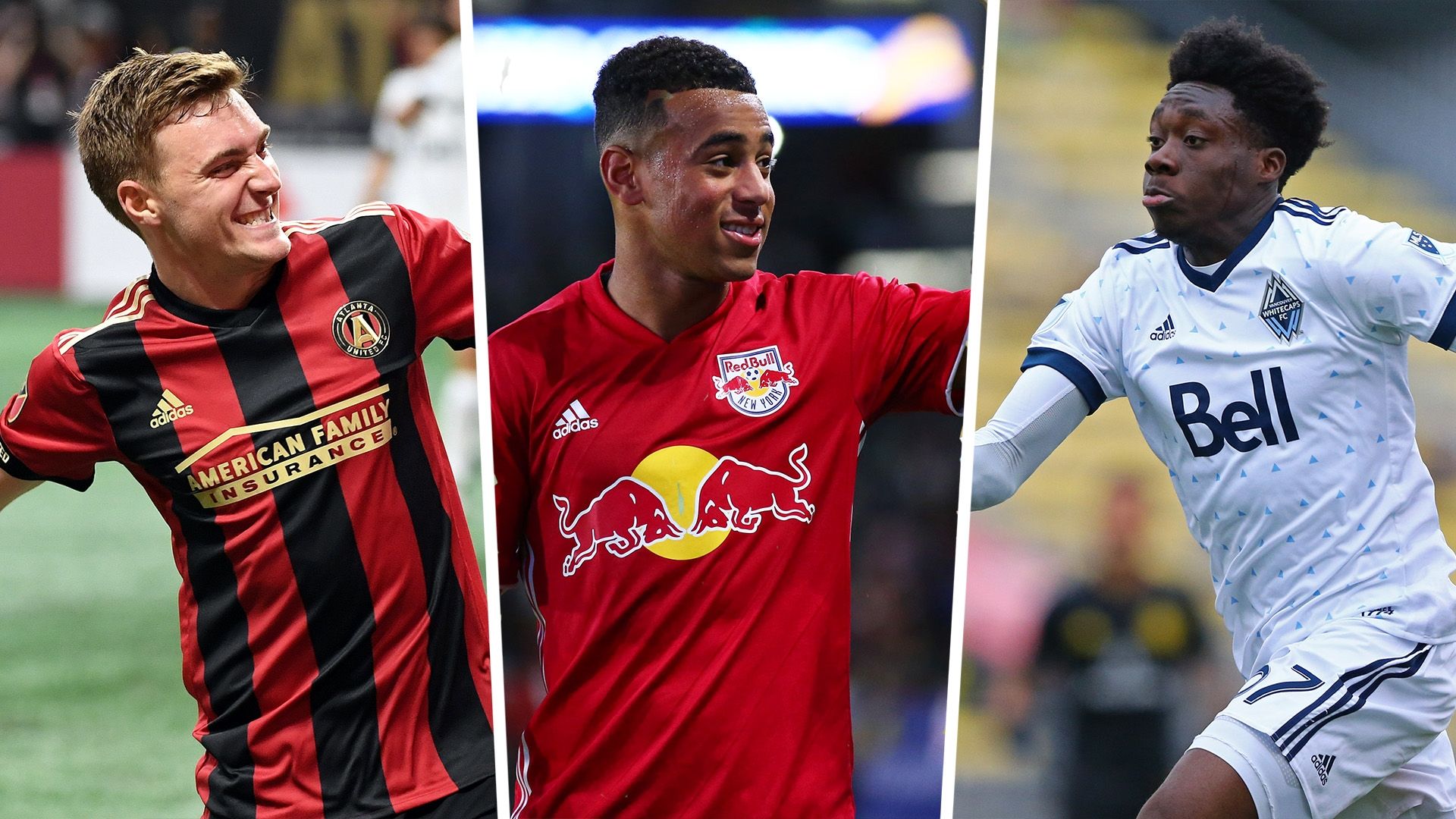 Julian Gressel Tyler Adams Alphonso Davies