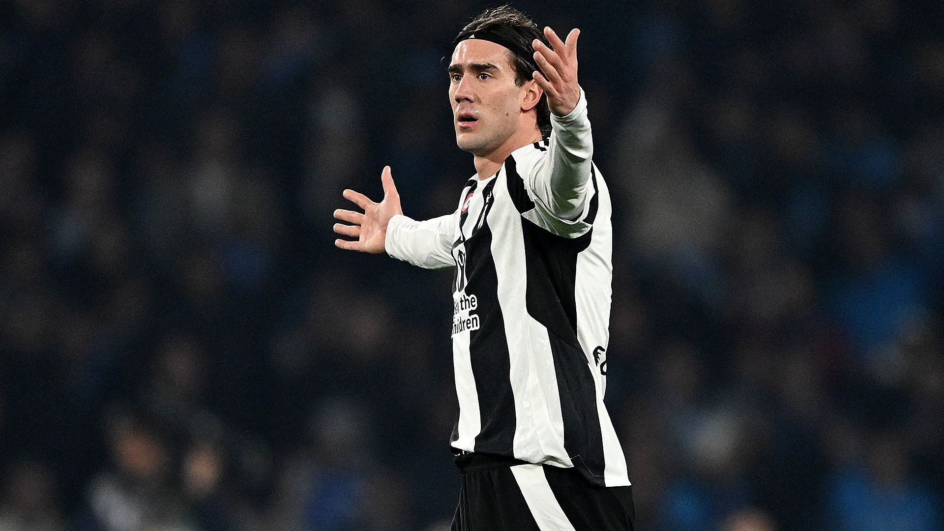 Vlahovic Napoli Juventus Serie A