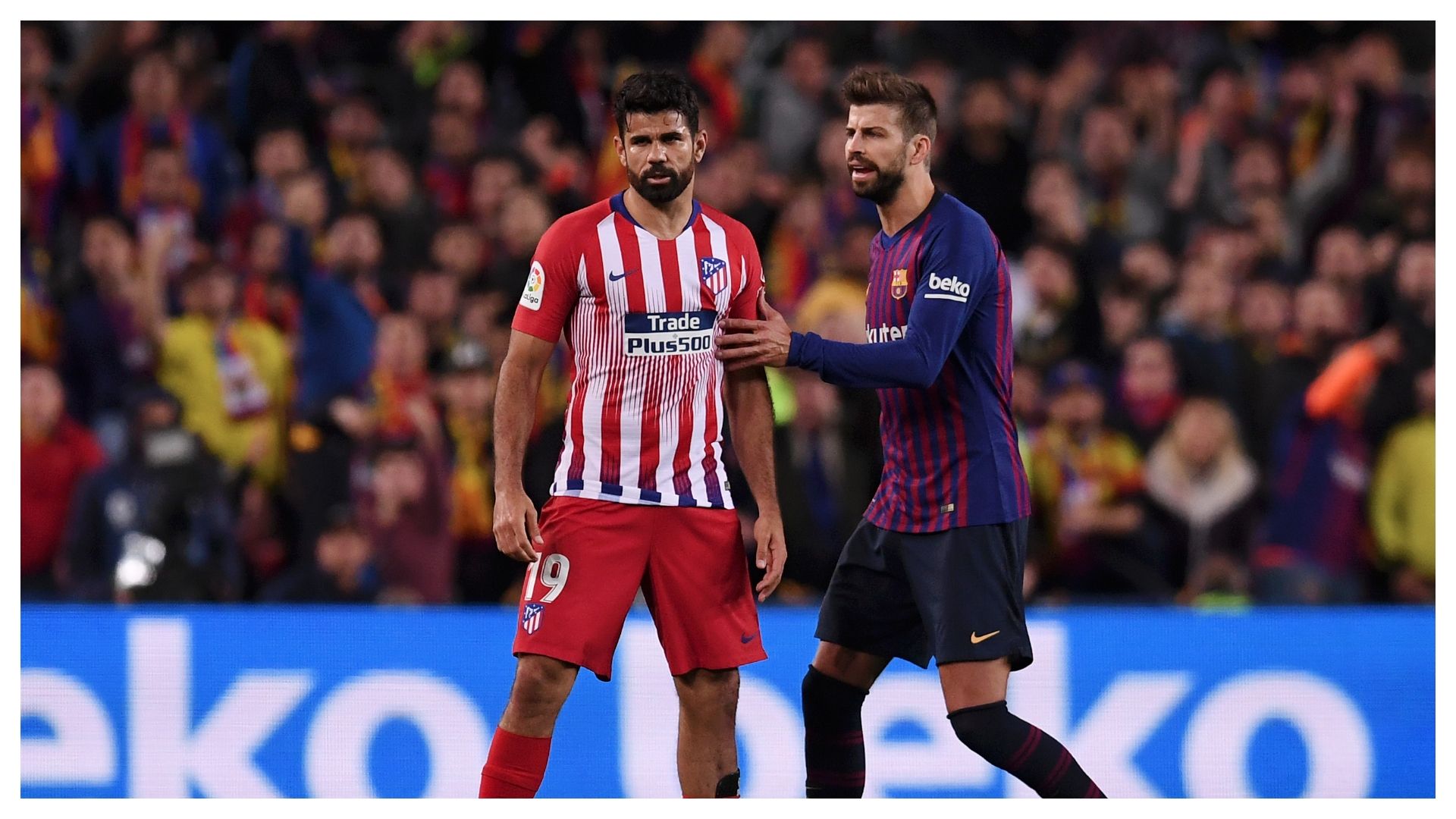 Messi Piqué Barcelona Atletico Madrid LaLiga