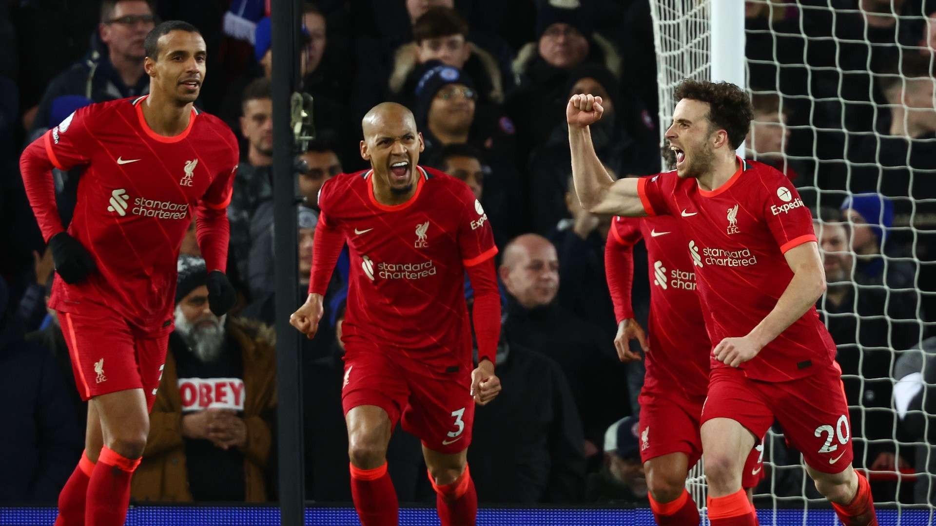 Jota Liverpool celebrate 2022