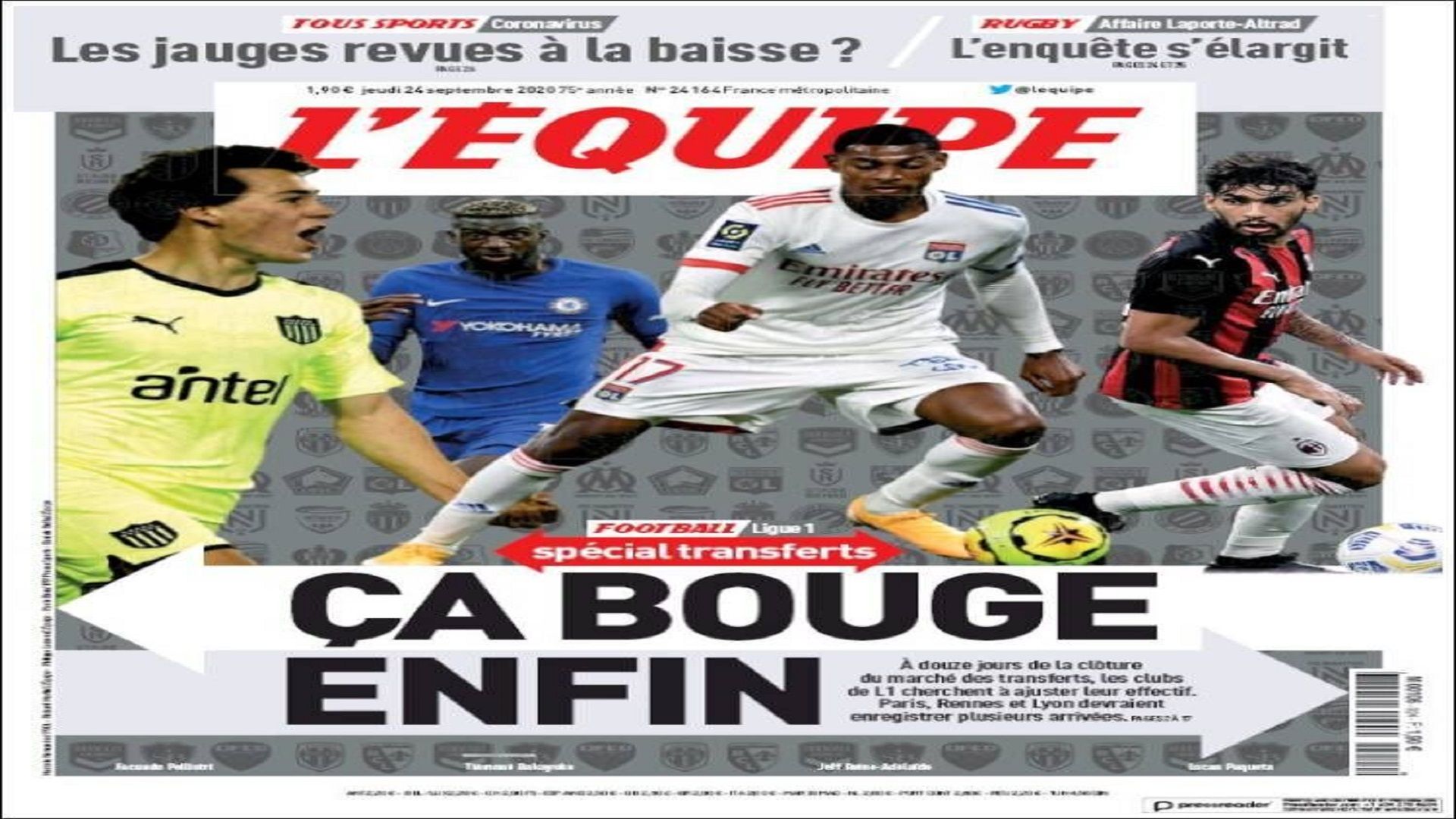 24 Sep L'Equipe