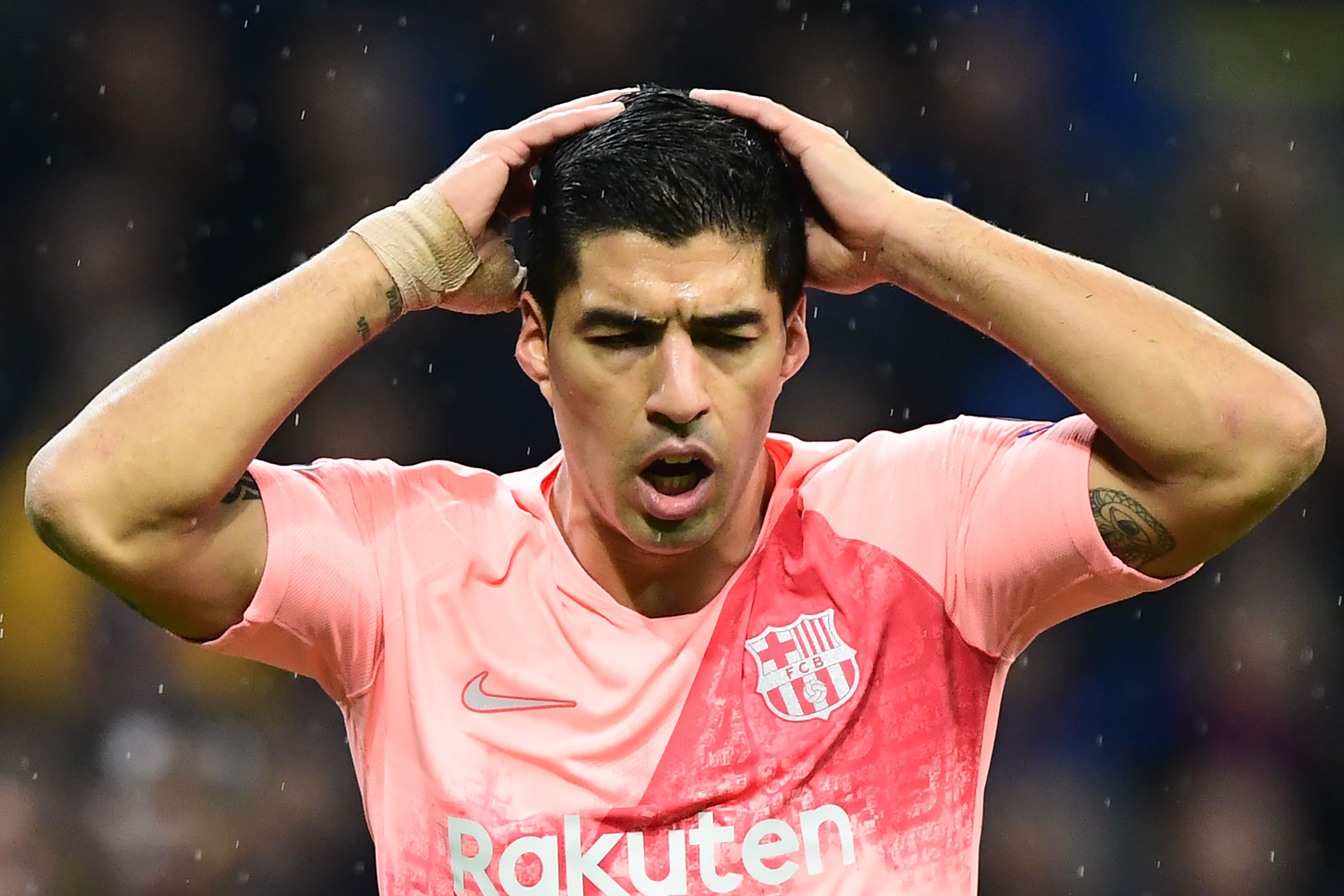 LUIS SUAREZ INTER BARCELONA CHAMPIONS LEAGUE