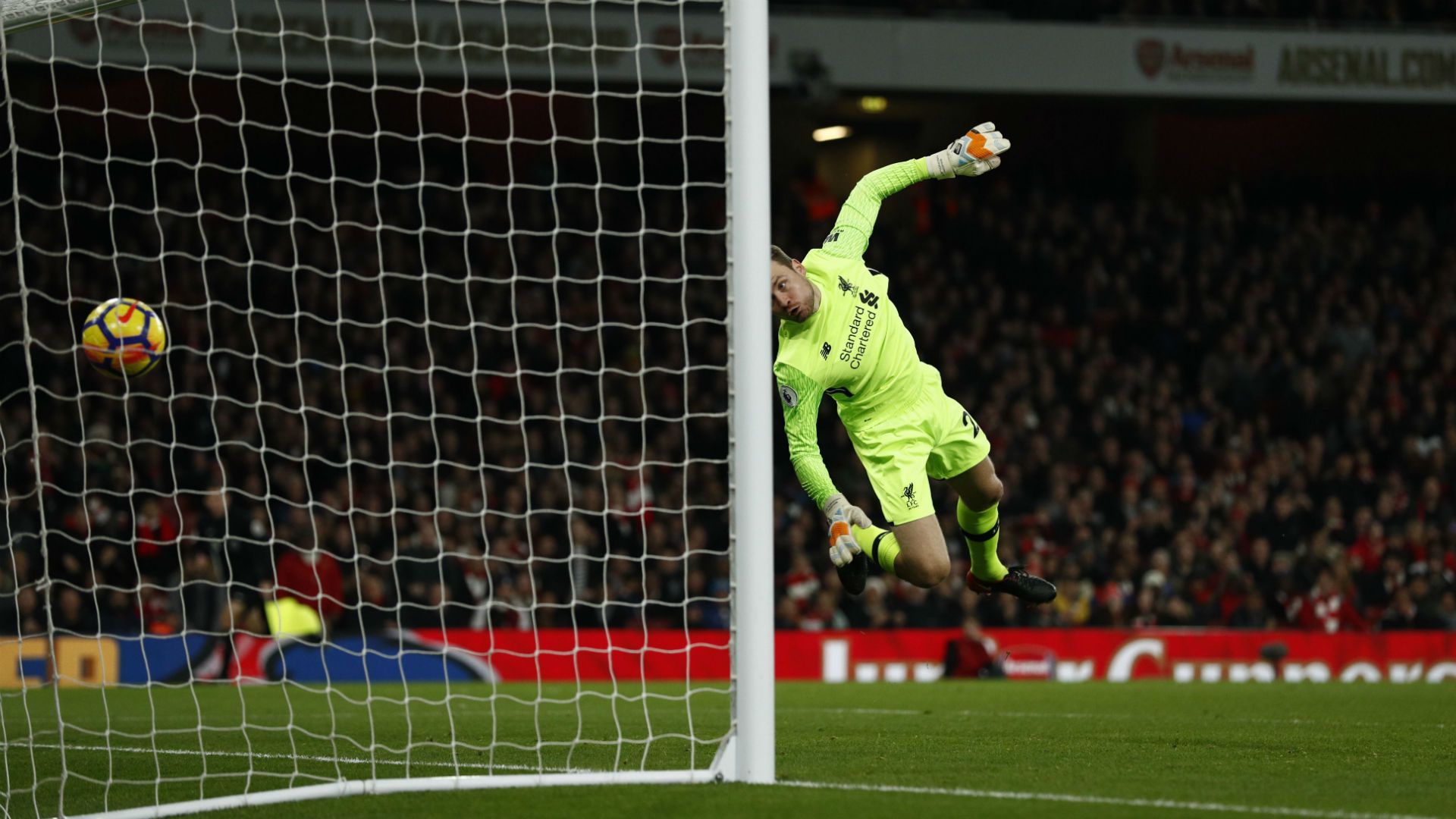 Simon Mignolet Liverpool Arsenal 2017