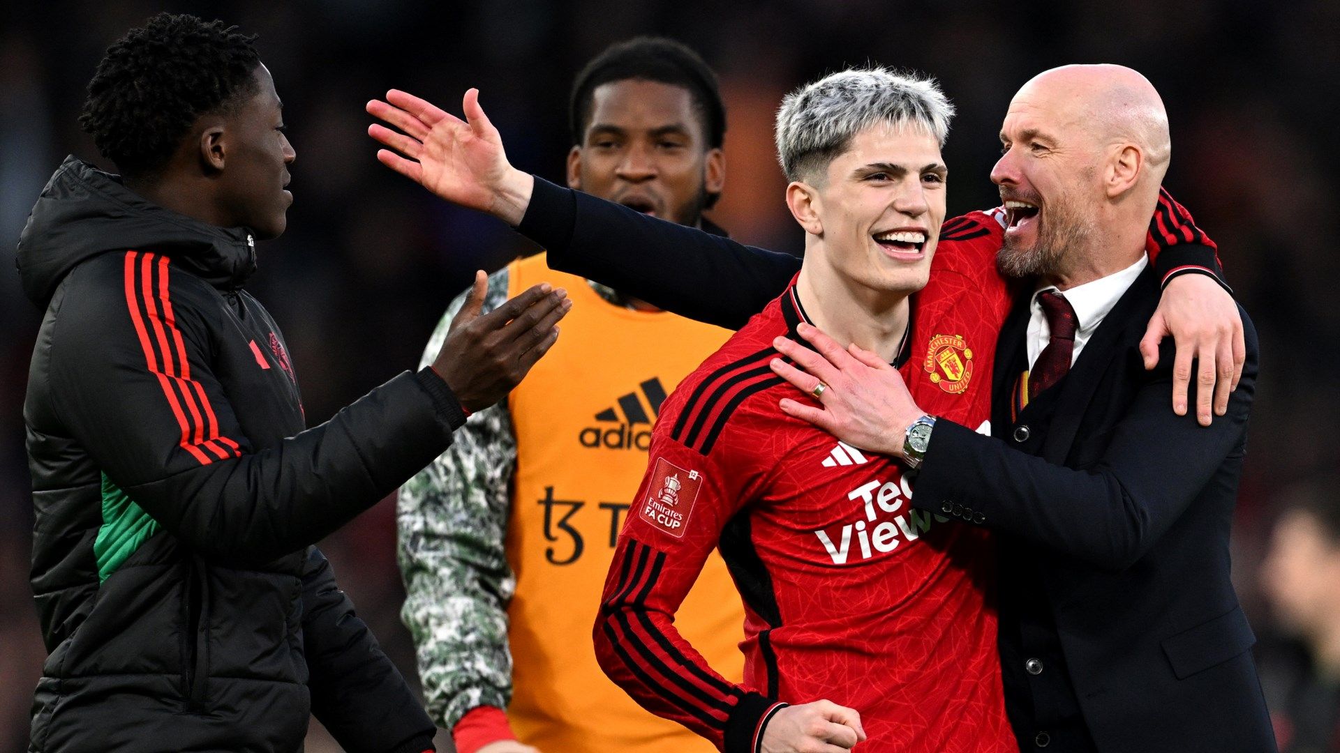 Mainoo Garnacho Ten Hag Manchester United 2023-24