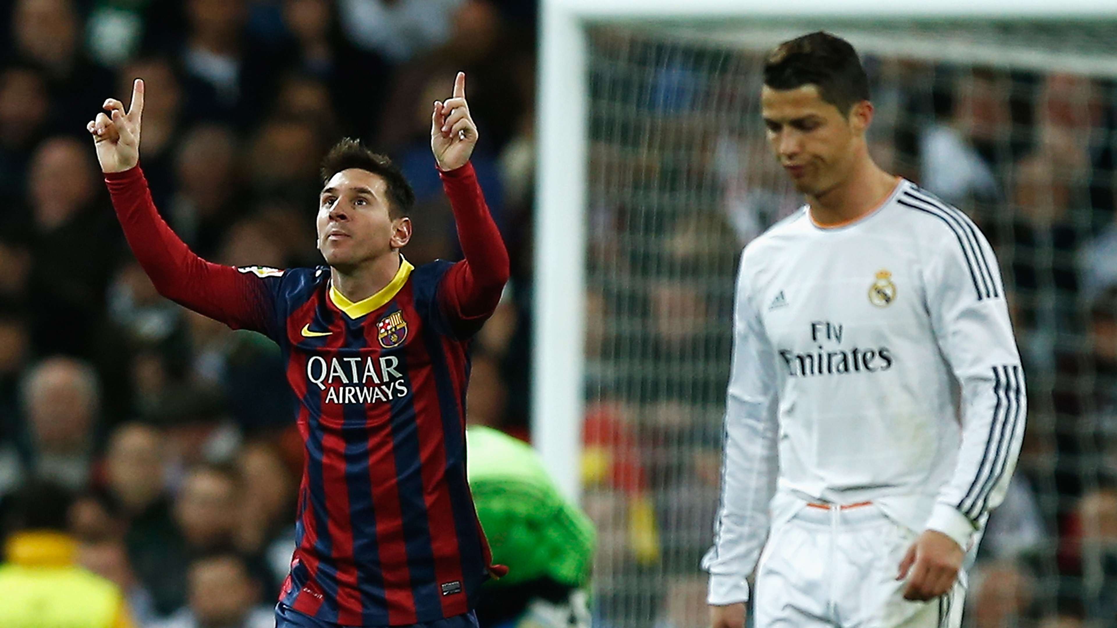 Cristiano Ronaldo Lionel Messi Real Madrid Barcelona La Liga 2013-14