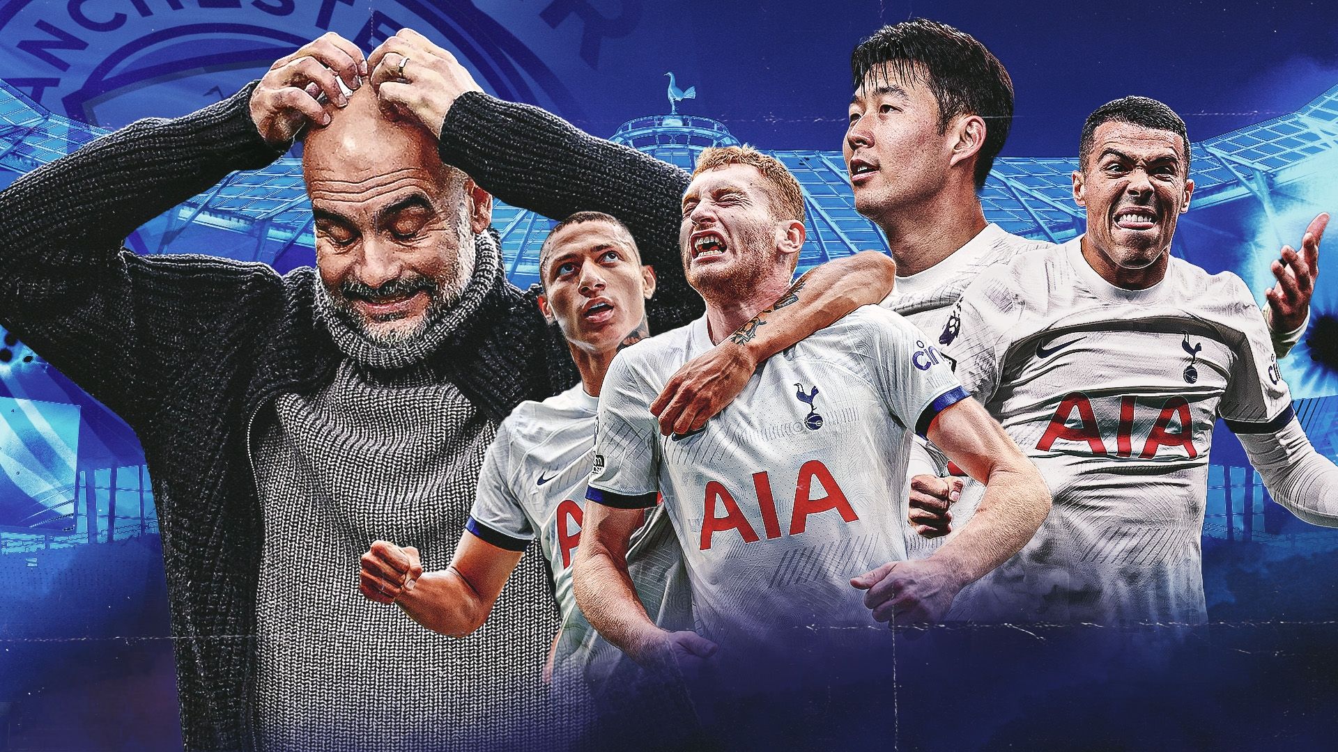 Guardiola Tottenham gfx