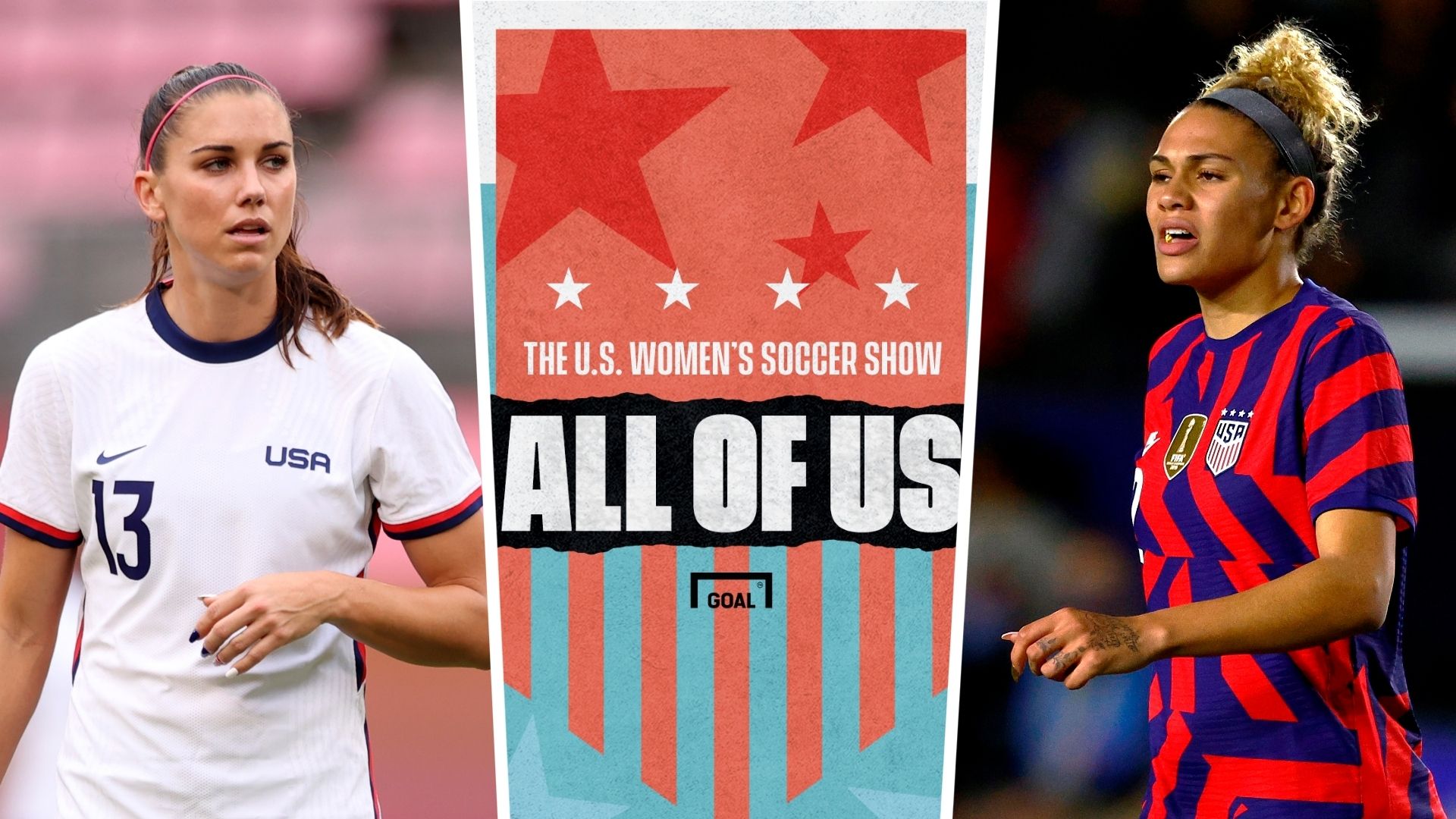 Alex Morgan Trinity Rodman podcast composite