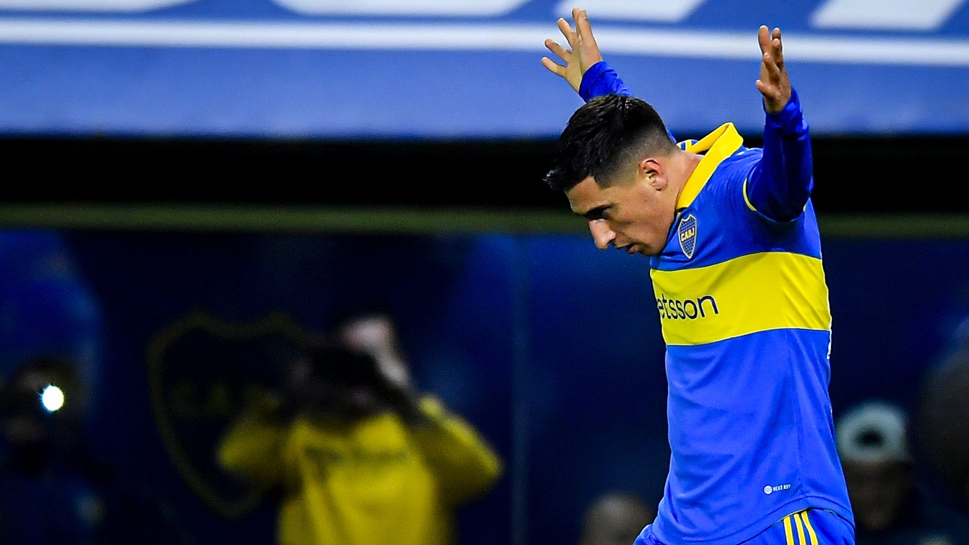 Miguel Merentiel Boca Sarmiento Torneo Liga Profesional 2023