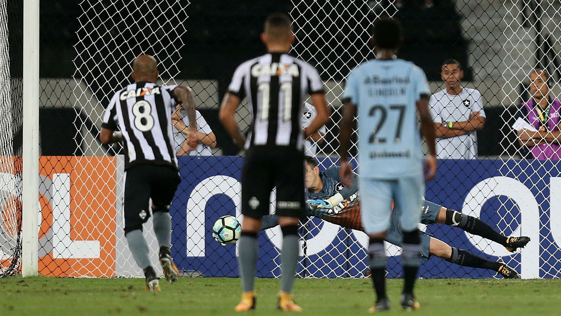 Gatito Botafogo Grêmio Brasileirão 14 08 2017