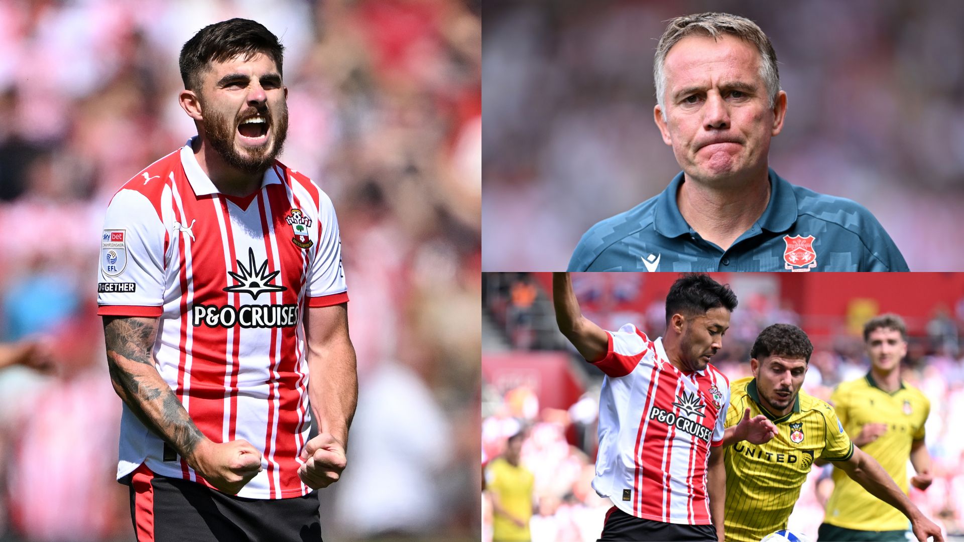 Wrexham lose to Southampton