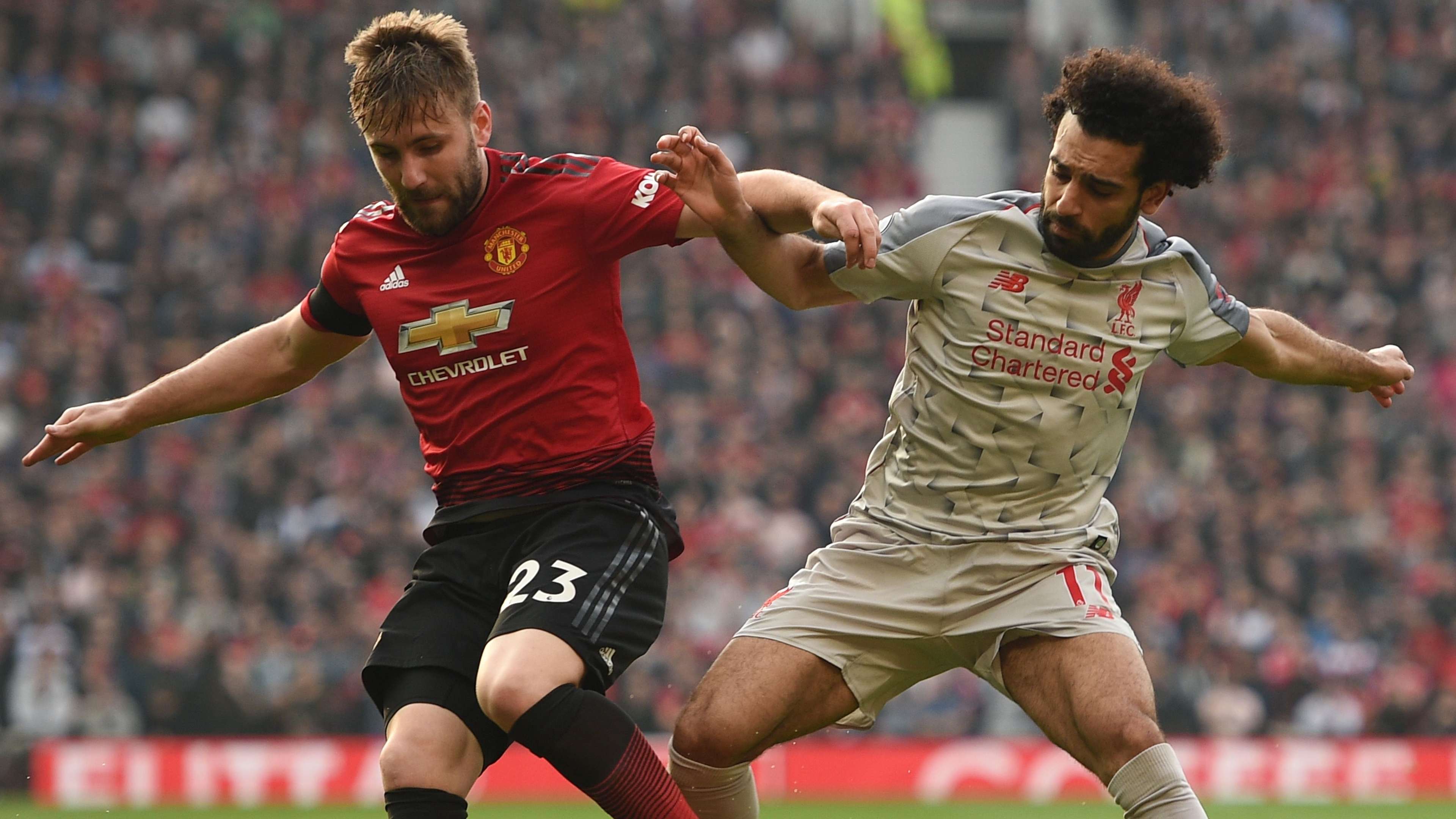 Luke Shaw Mohamed Salah Premier League