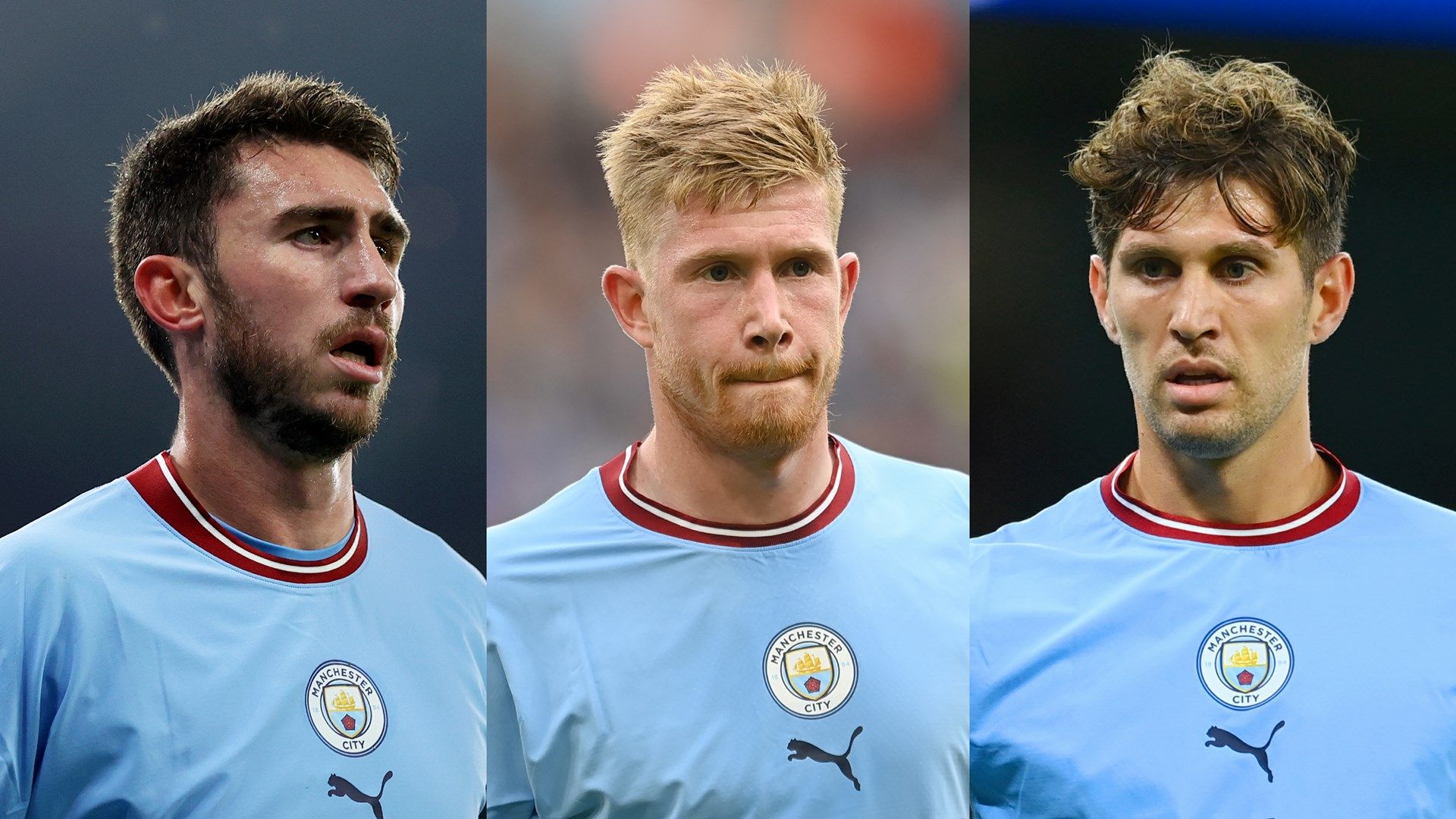 Laporte De Bruyne Stones Man City split