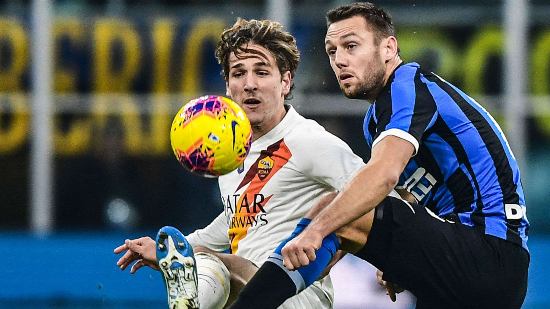 Zaniolo De Vrij Inter Roma Serie A