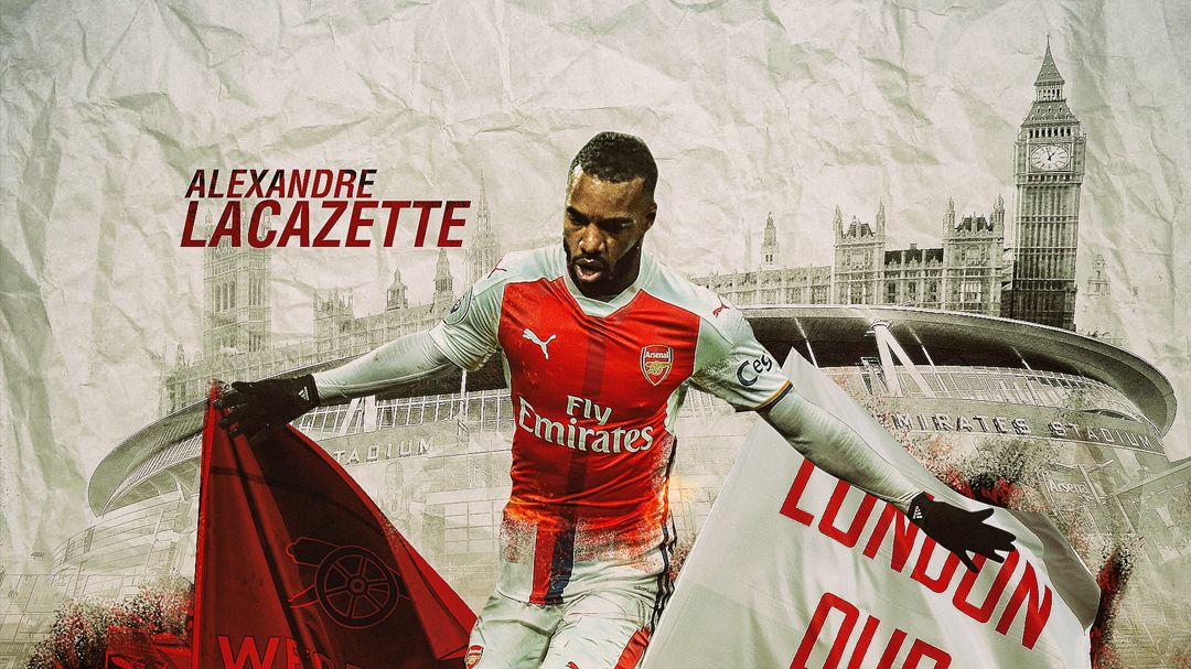Alexandre Lacazette Arsenal HD GFX