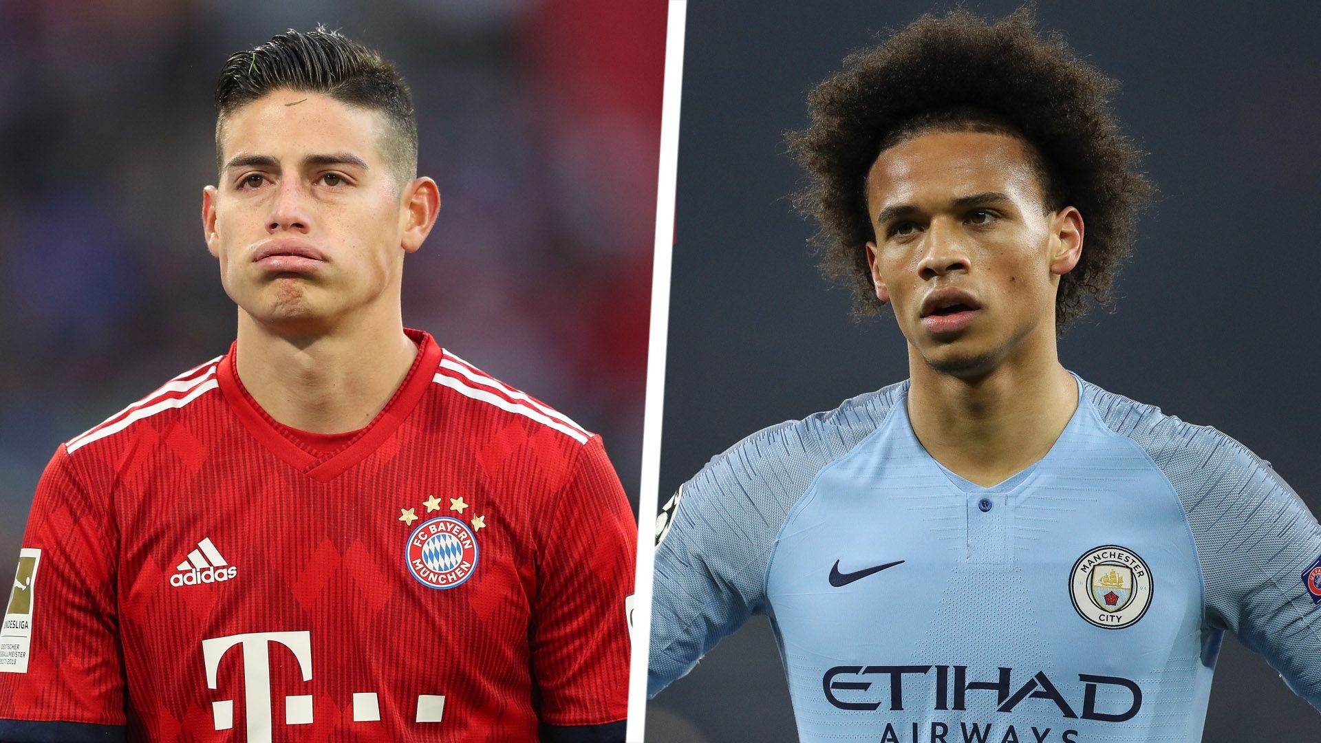 James Rodriguez Leroy Sane Split