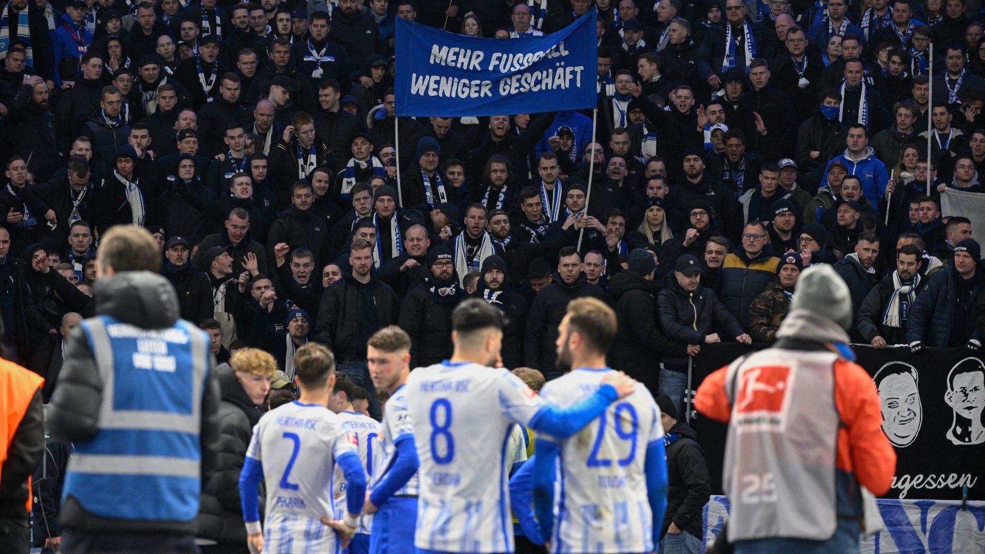 Hertha Berlin fans