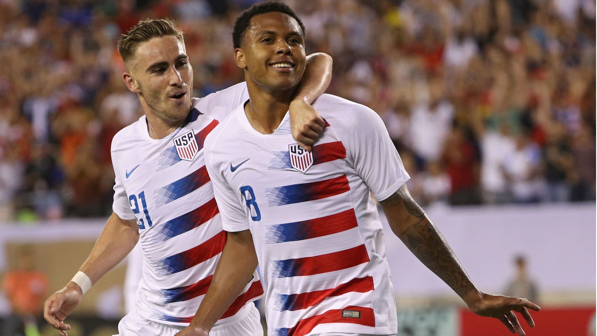 Weston Mckennie USA USMNT Curacao Gold Cup 2019