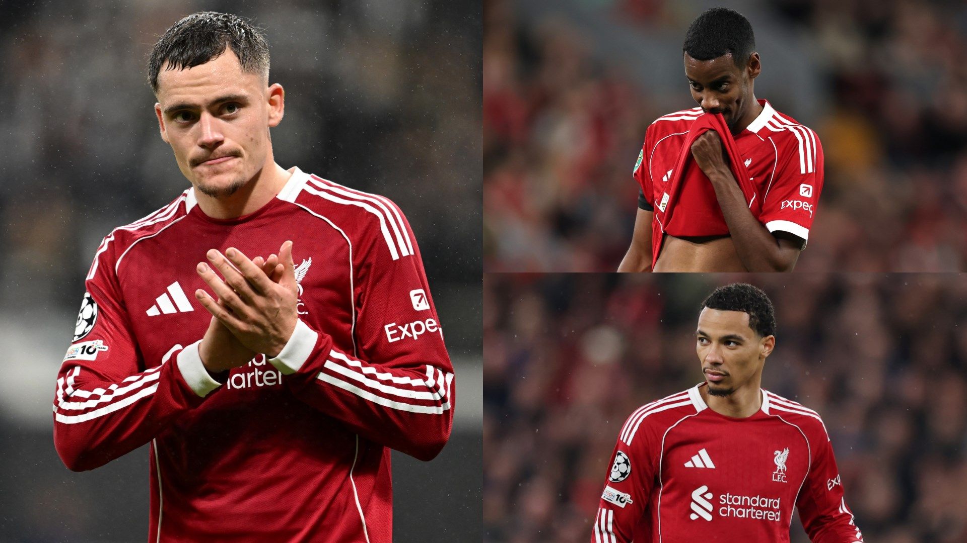 Florian Wirtz Alexander Isak Hugo Ekitike Liverpool