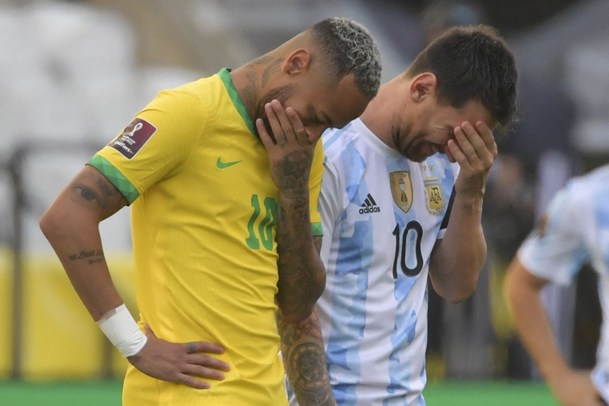 Neymar Messi brazil argentina