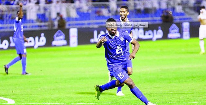 مهاجم الهلال ناصر الشمراني