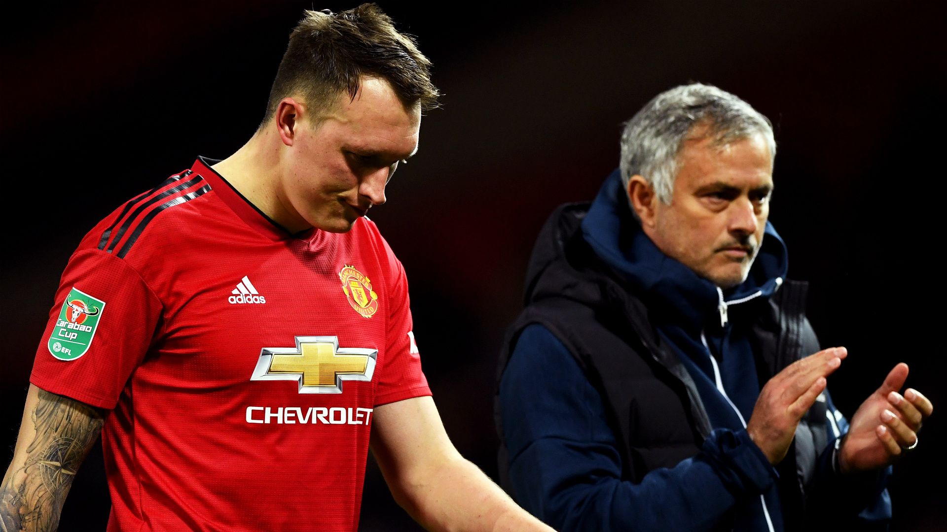 Phil Jones Jose Mourinho Man Utd 2018-19