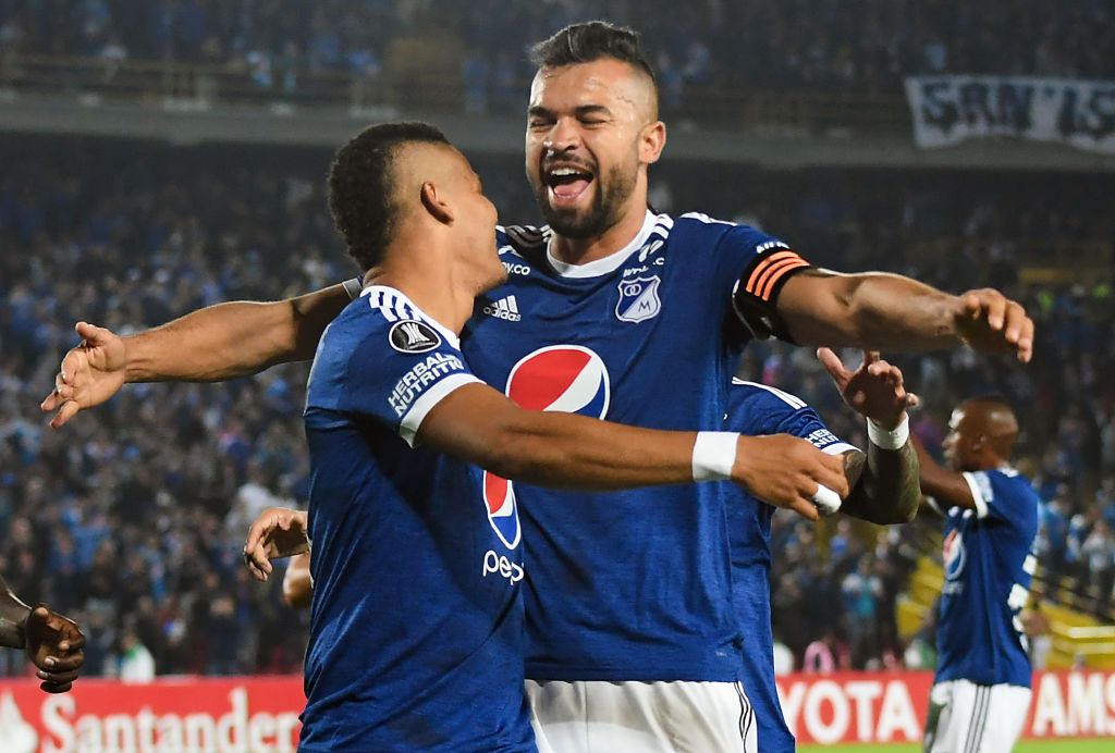 Ayron Del Valle & Andrés Cadavid Millonarios - deportivo Lara Copa Libertadores 2018