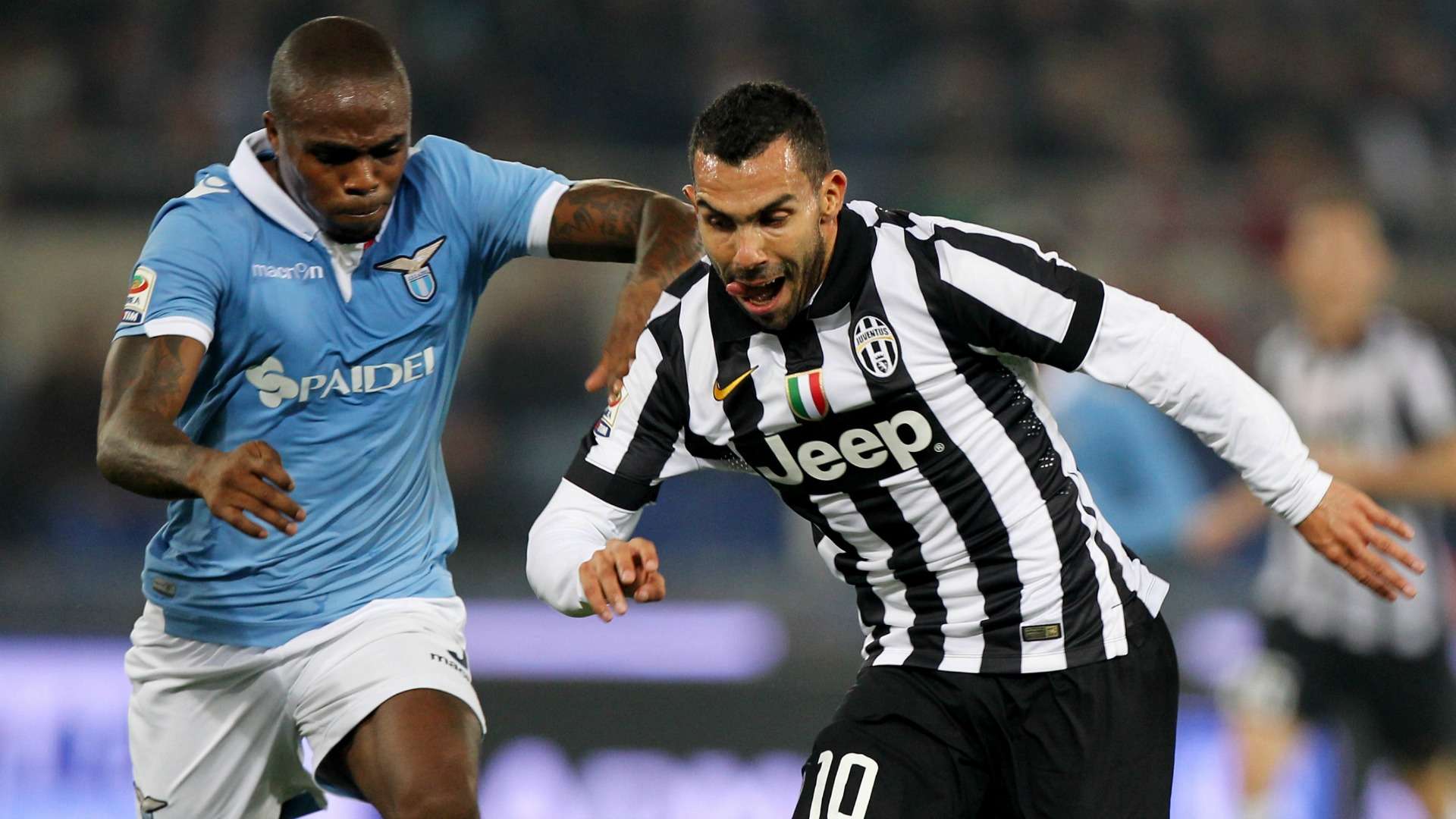 Carlos Tevez Braafheid Lazio Juventus Serie A 22112014