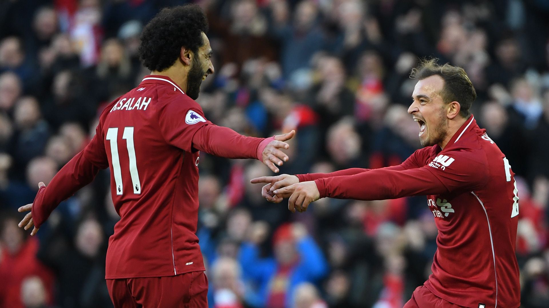 Salah Shaqiri Liverpool