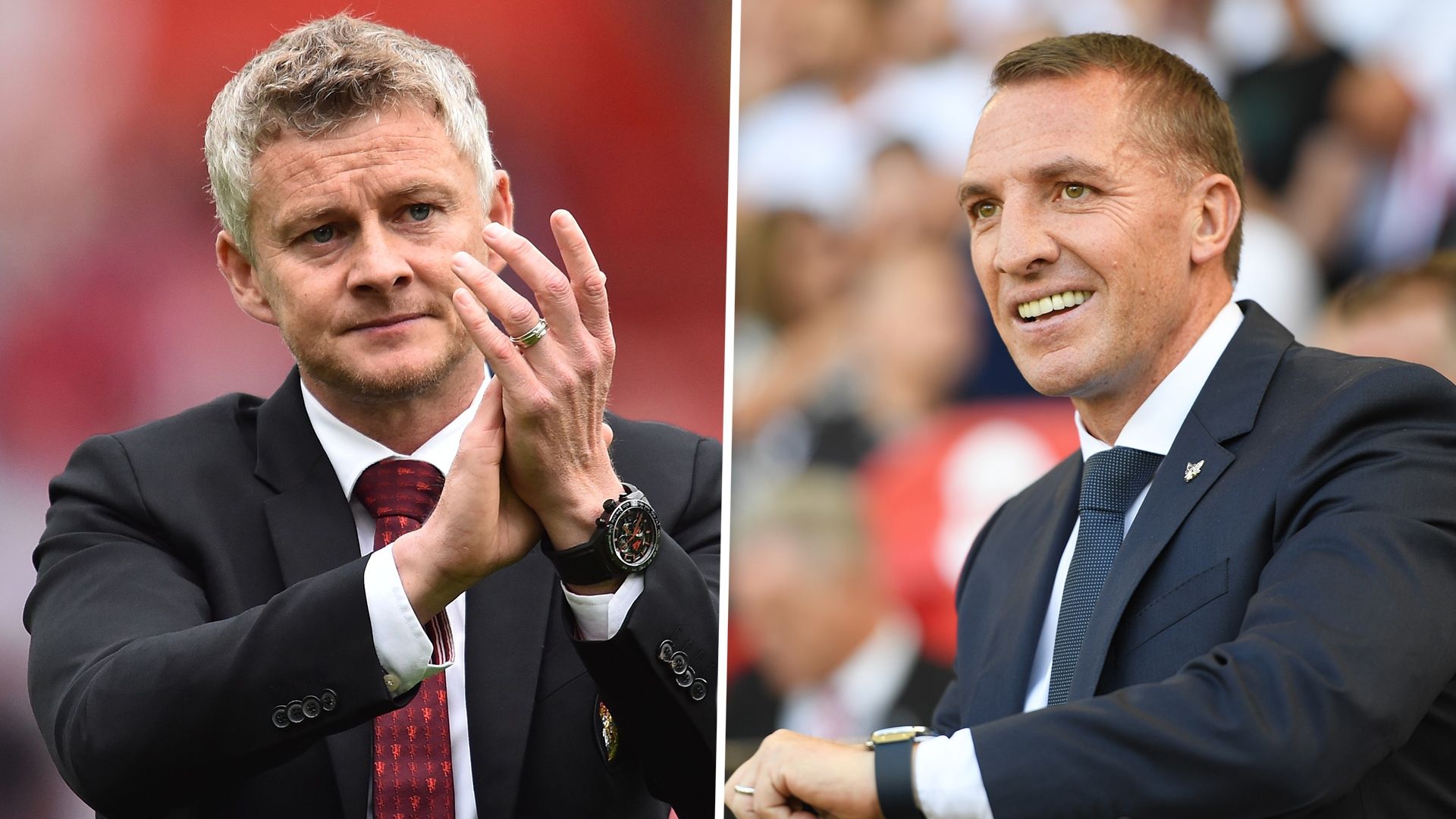 Ole Gunnar Solskjaer Brendan Rodgers Man Utd Leicester PS