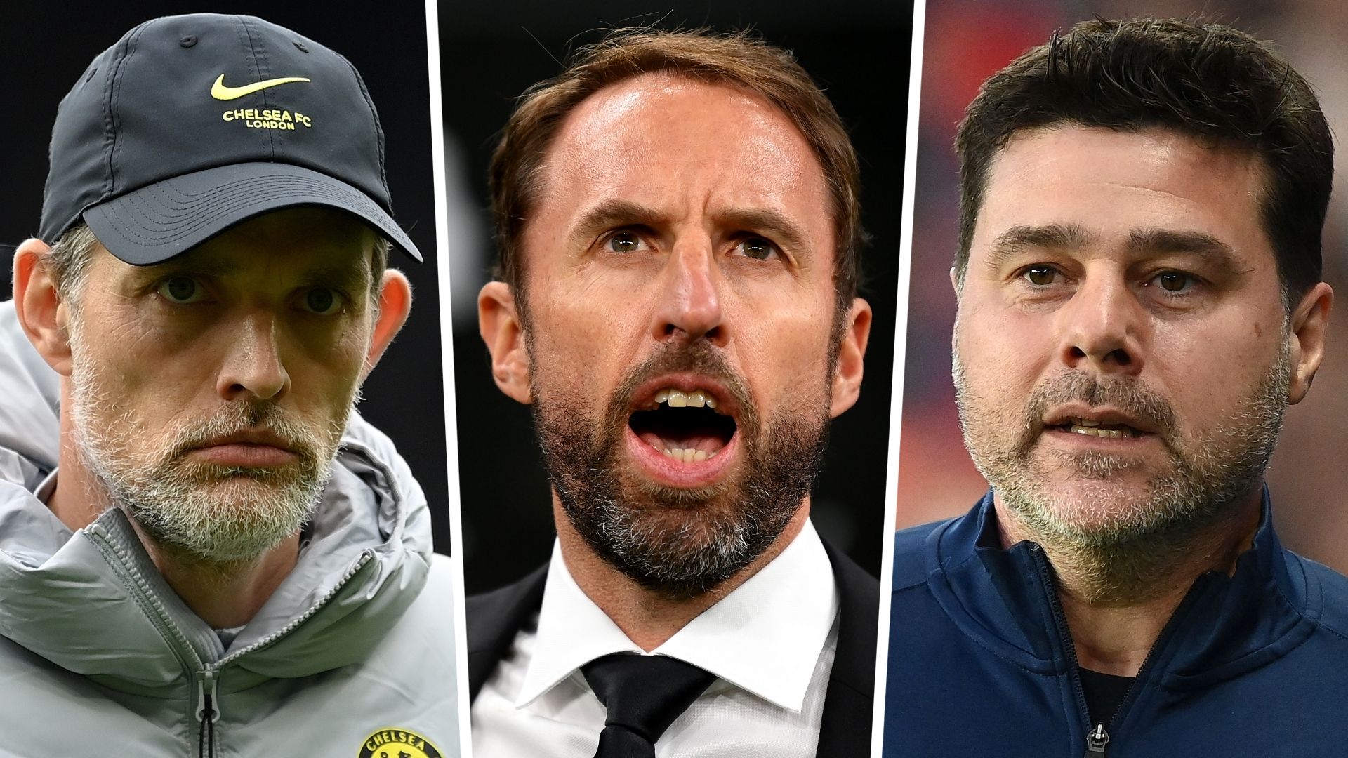 Thomas Tuchel Gareth Southgate Mauricio Pochettino