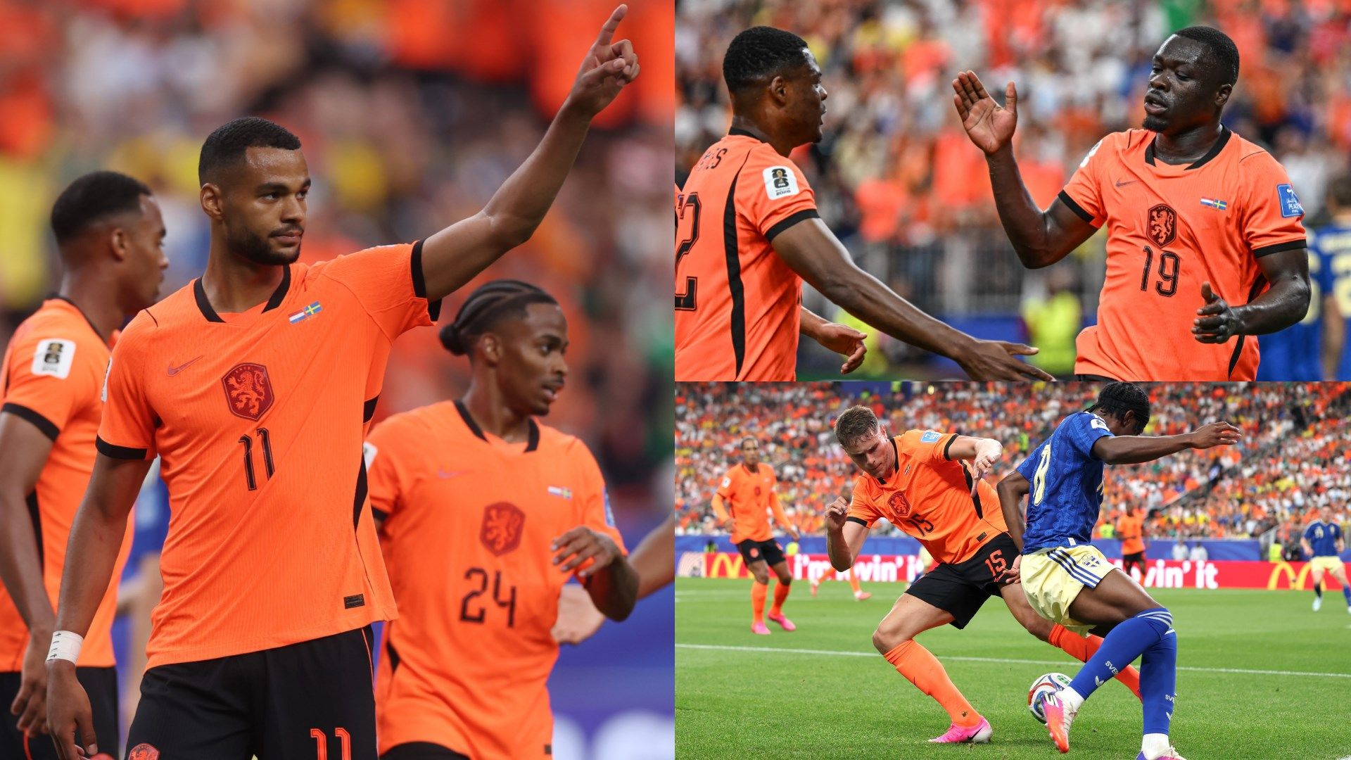 Netherlands Sweden player ratings GFX