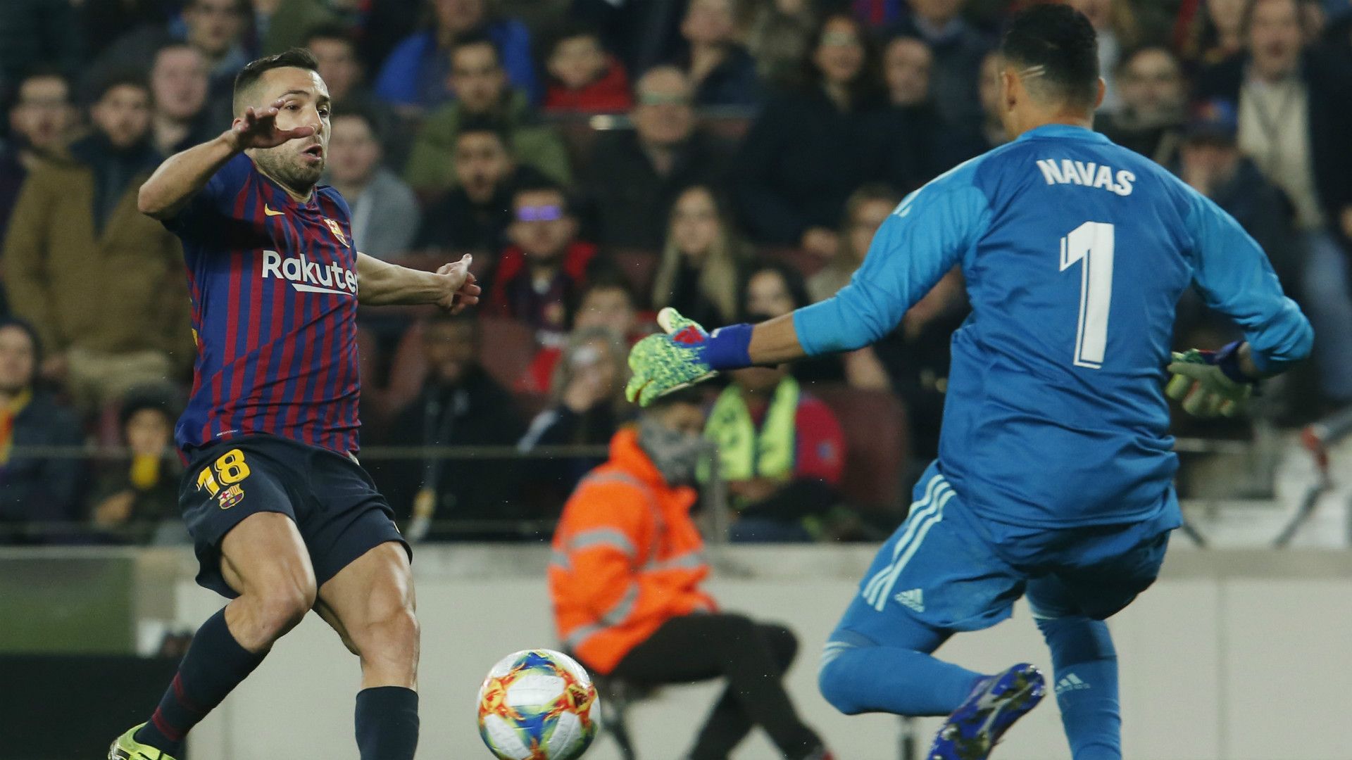 JORDI ALBA KEYLOR NAVAS BARCELONA REAL MADRID COPA DEL REY