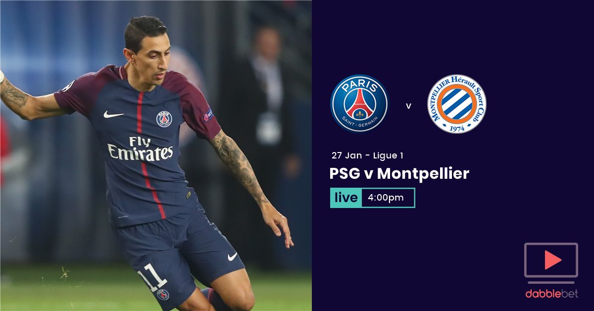 PSG Montpellier graphic