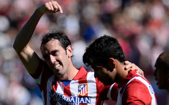 DIEGO GODIN & DIEGO COSTA ATLETICO MADRID LA LIGA 0610213