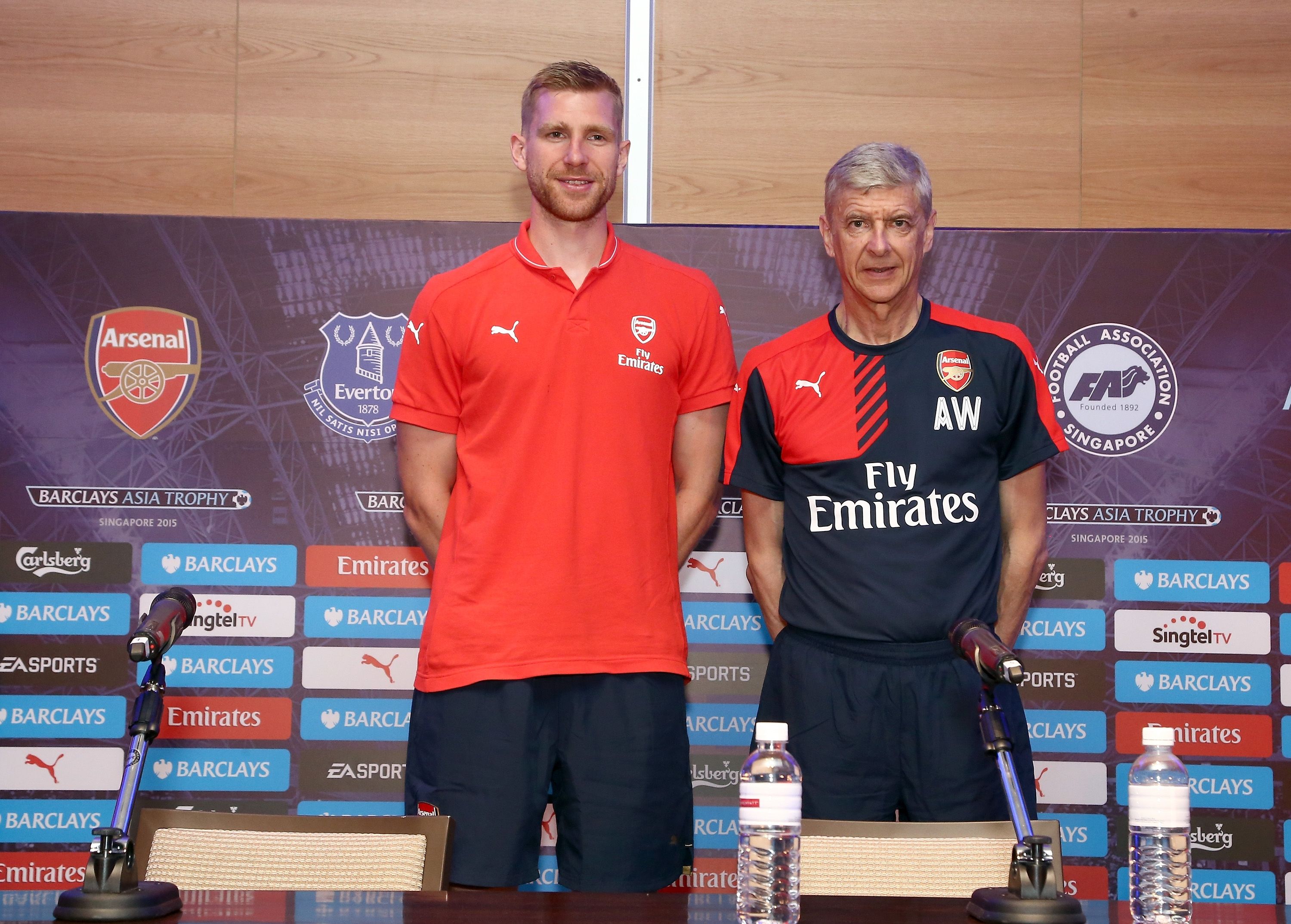 Wenger and Mertesacker