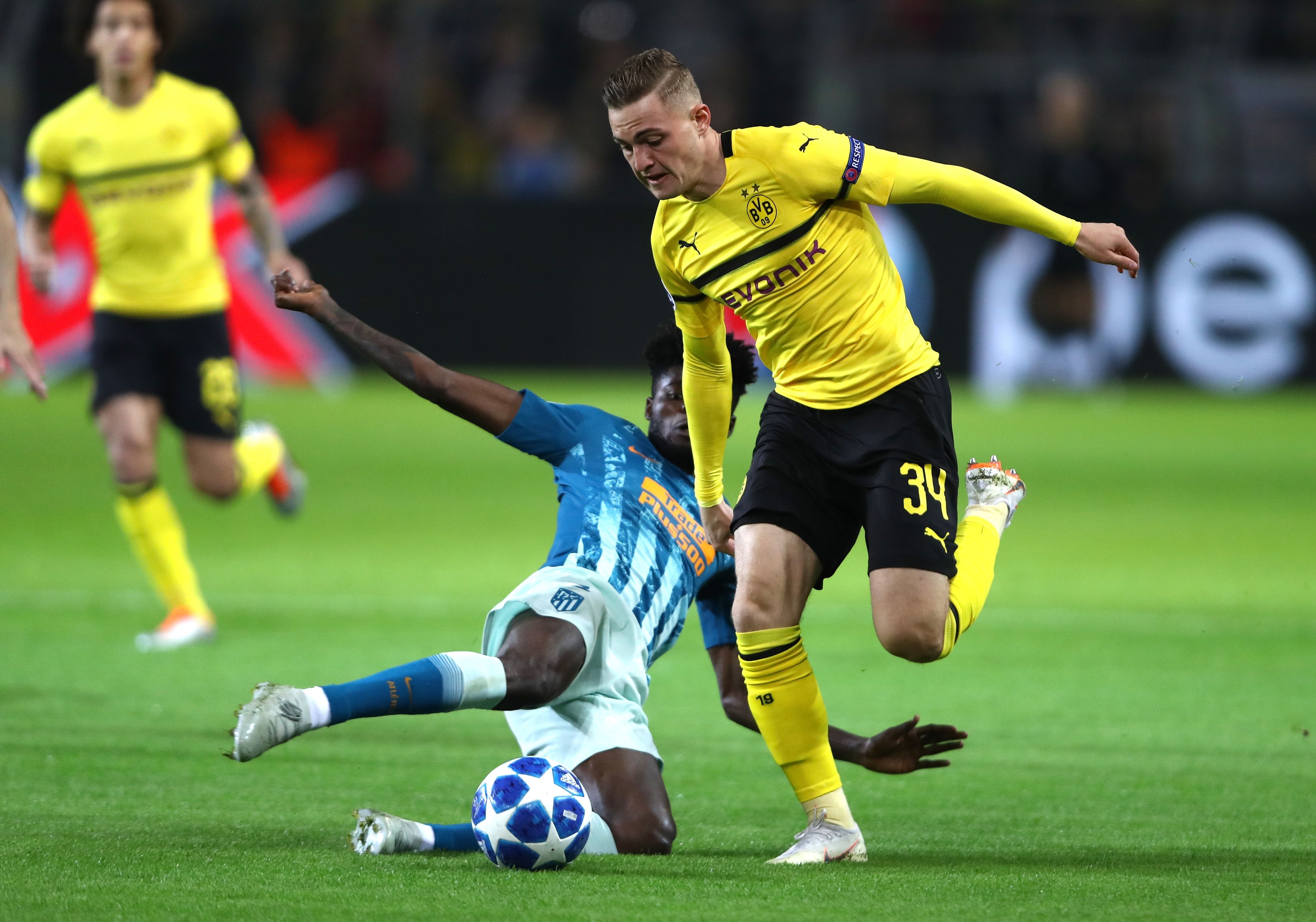 Bruun Thomas Partey Borussia Dortmund Atletico UEFA Champions League