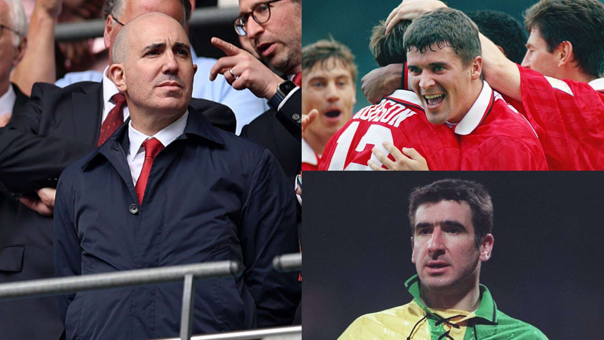 Omar Berrada, Roy Keane, Eric Cantona