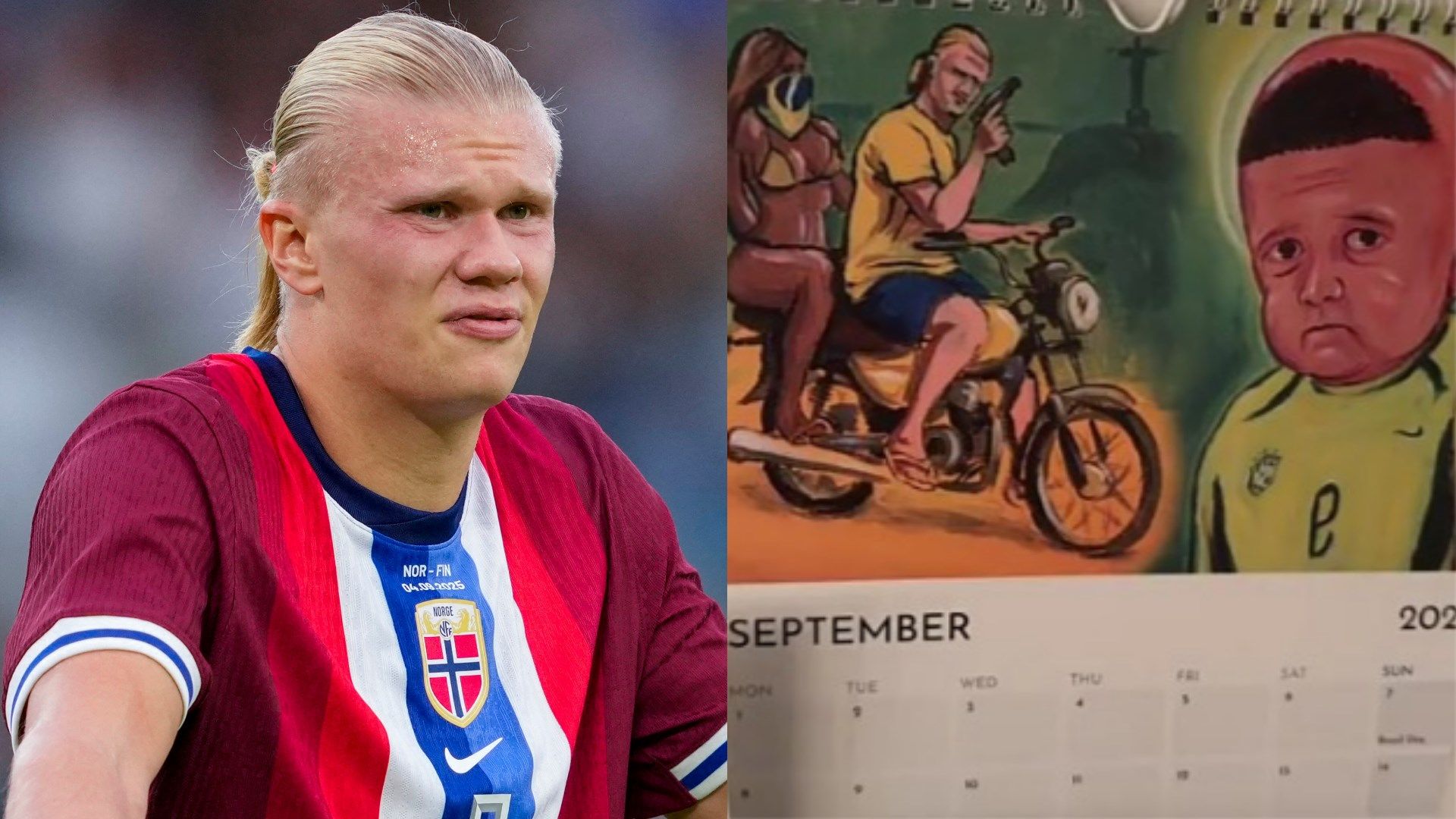 Erling Haaland calendar GFX