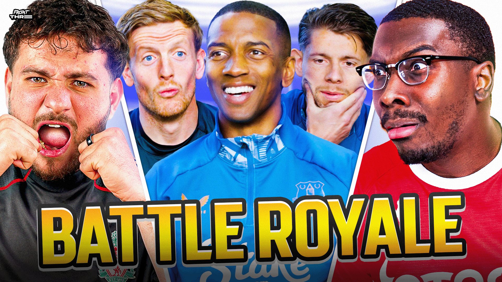 Everton x Front Three Battle Royale GFX