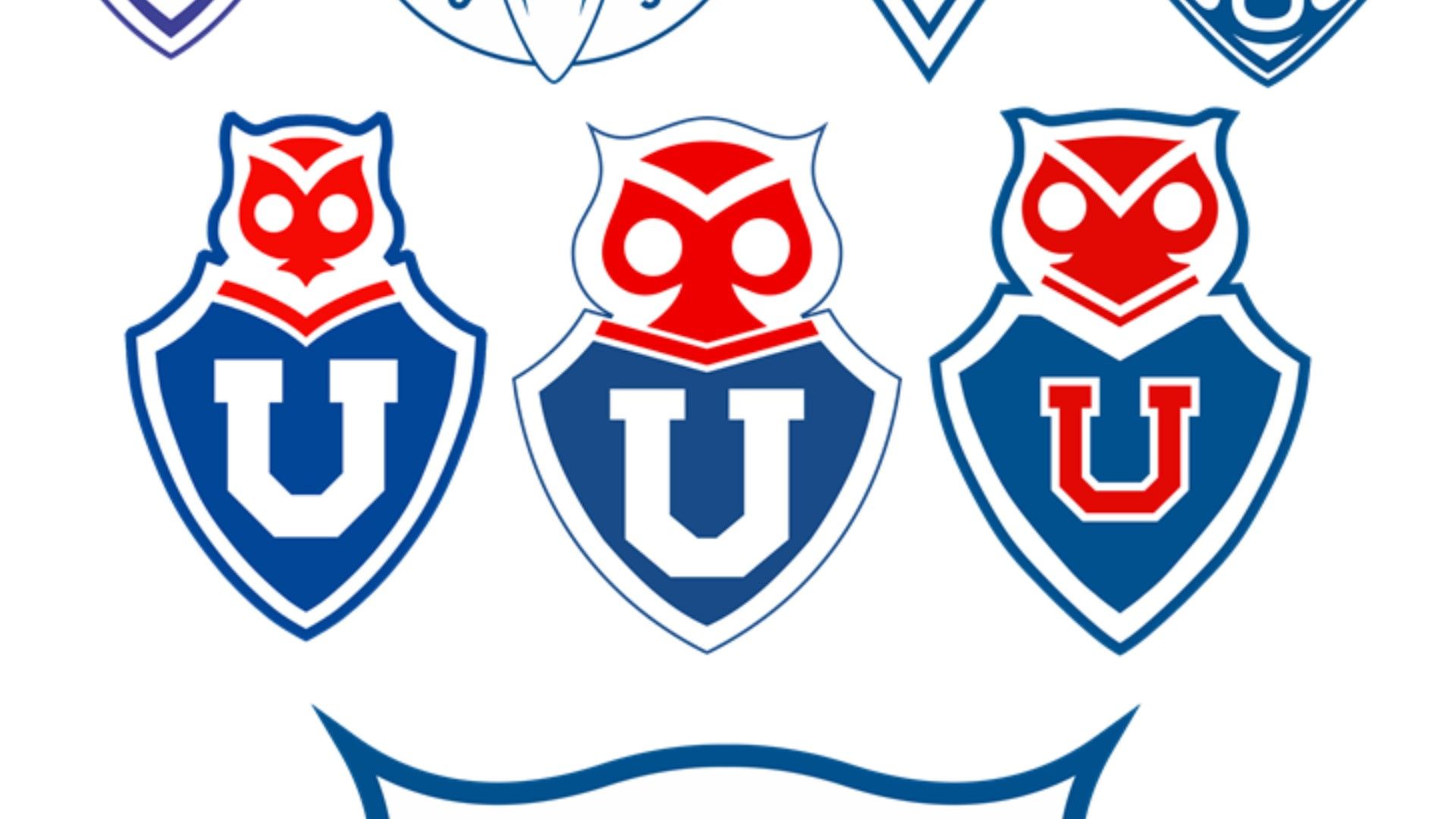 primeros escudos de la u. de chile