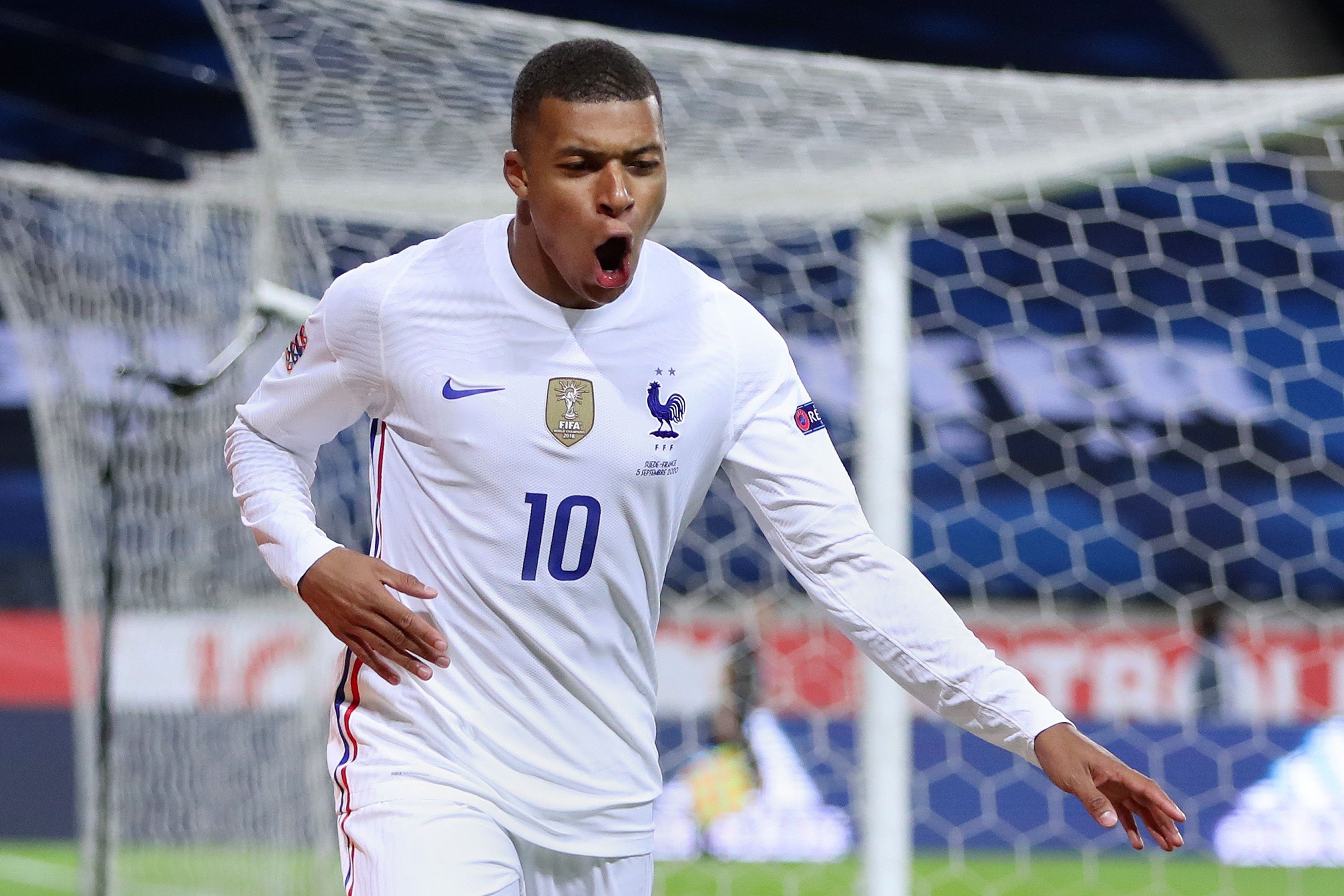 Joie but Kylian Mbappé