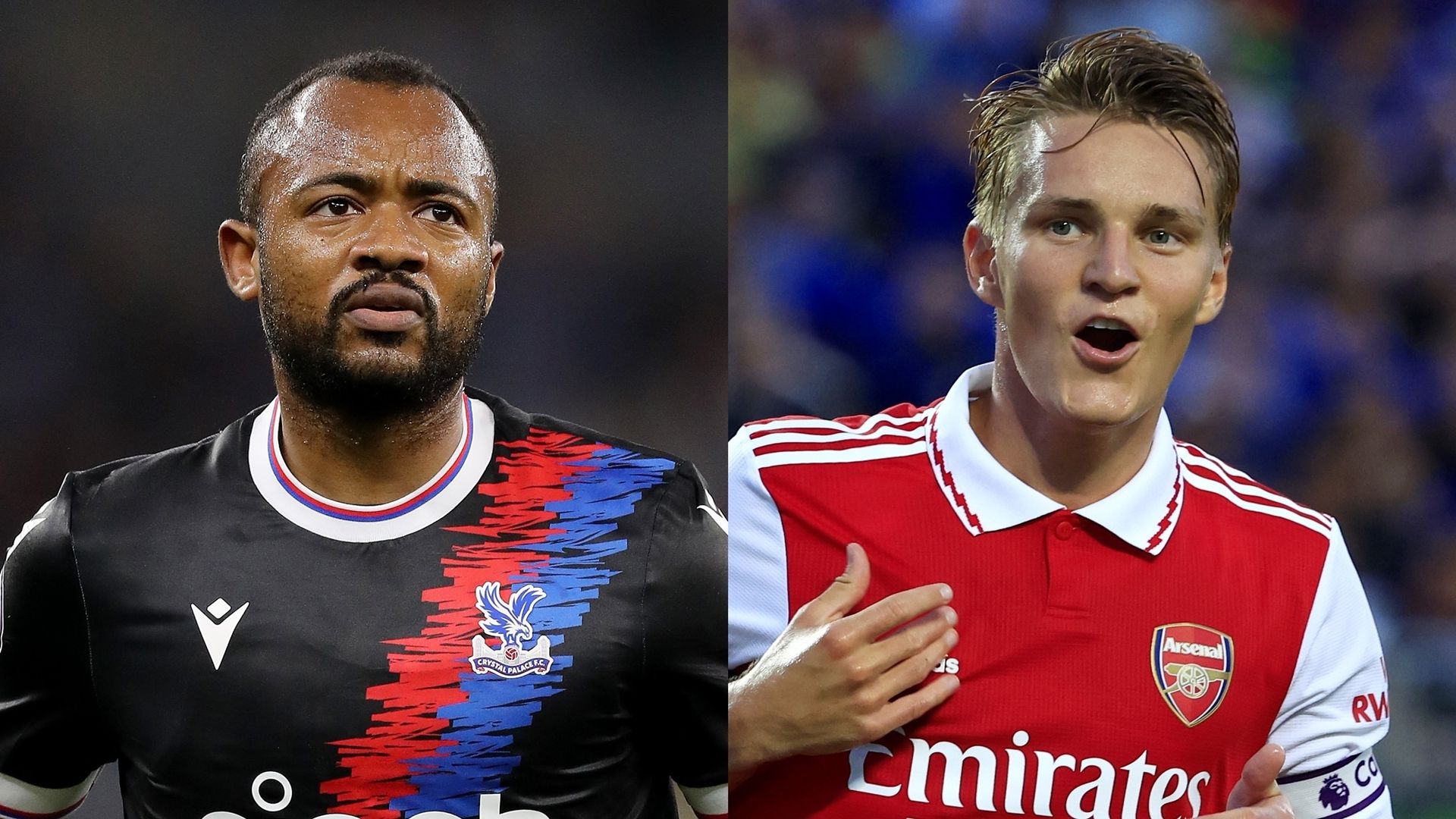 Jordan Ayew_Crystal Palace vs Martin Odegaard_Arsenal