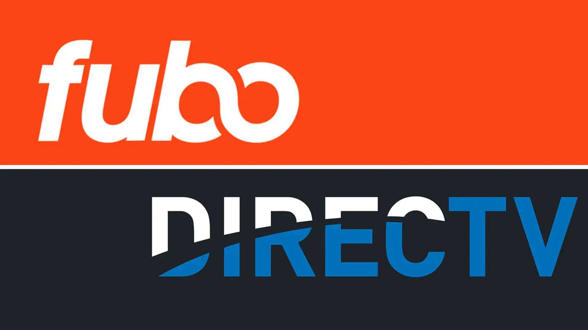 fubo v direct tv logos