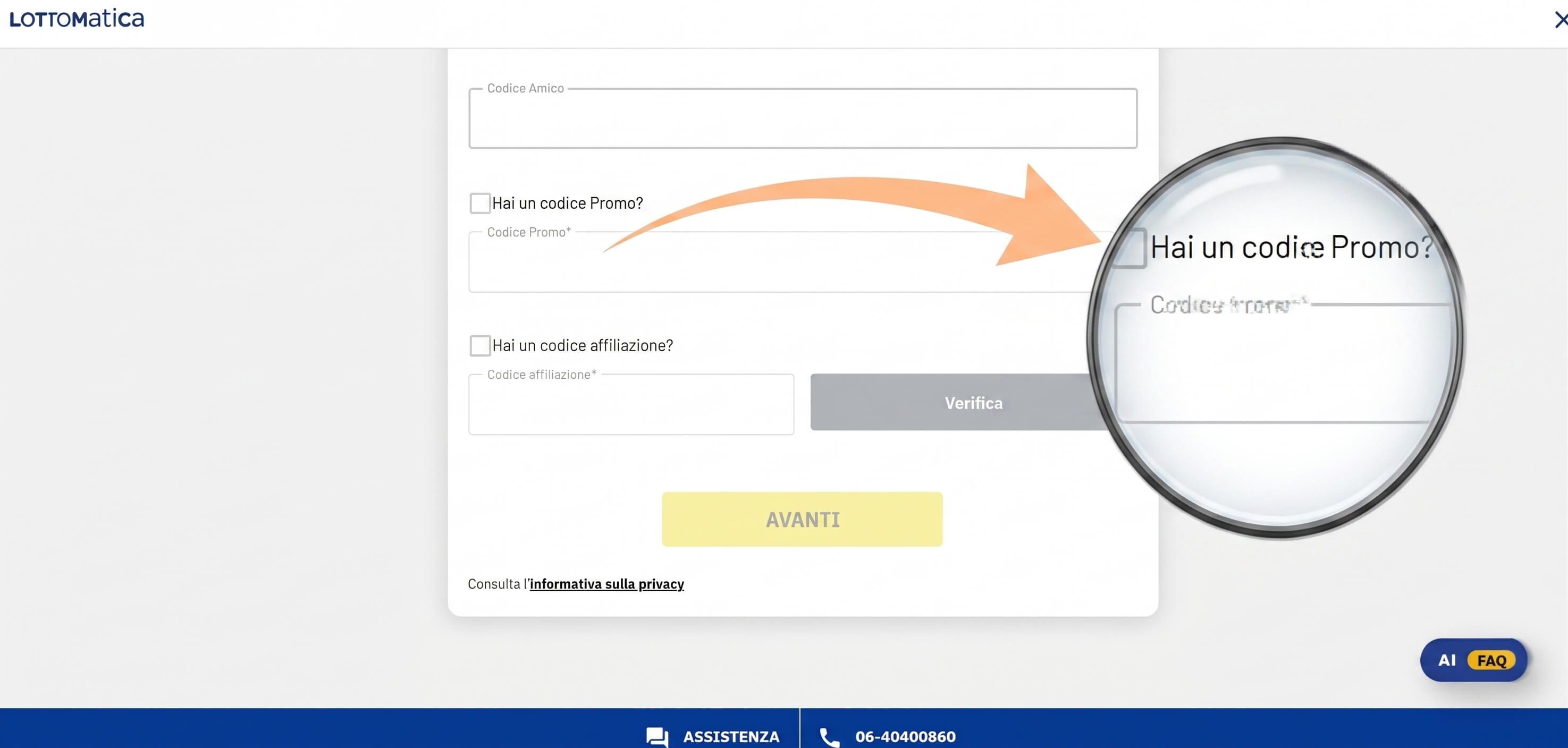 codice promozionale lottomatica registrazion