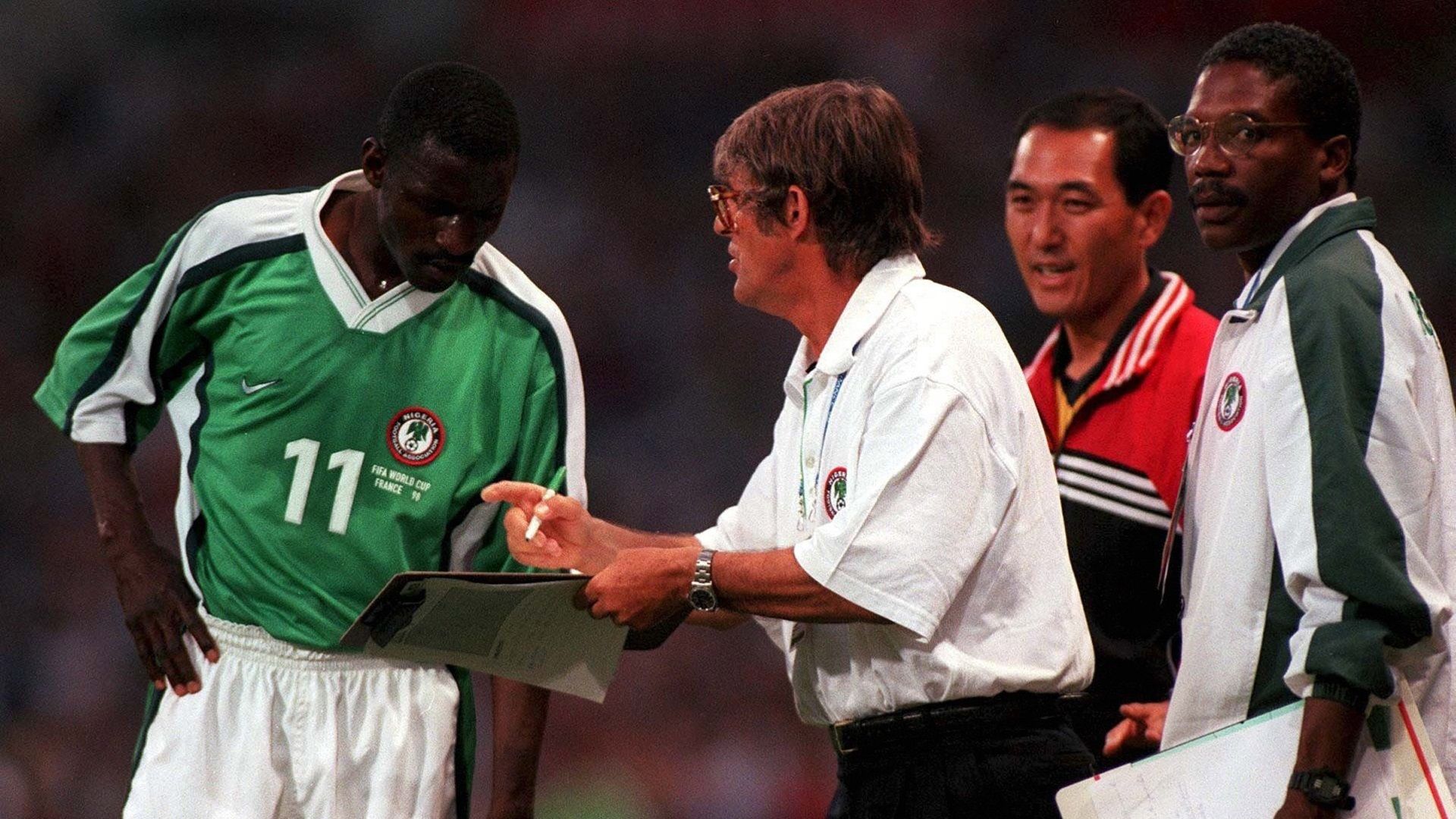 Garba Lawal and Bora Milutinovic