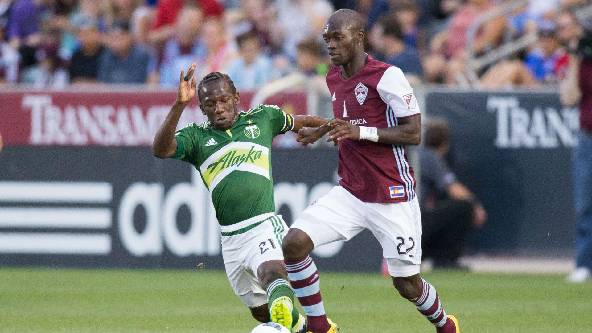 Diego Chara Michael Azira Portland Timbers Colorado Rapids MLS 070416